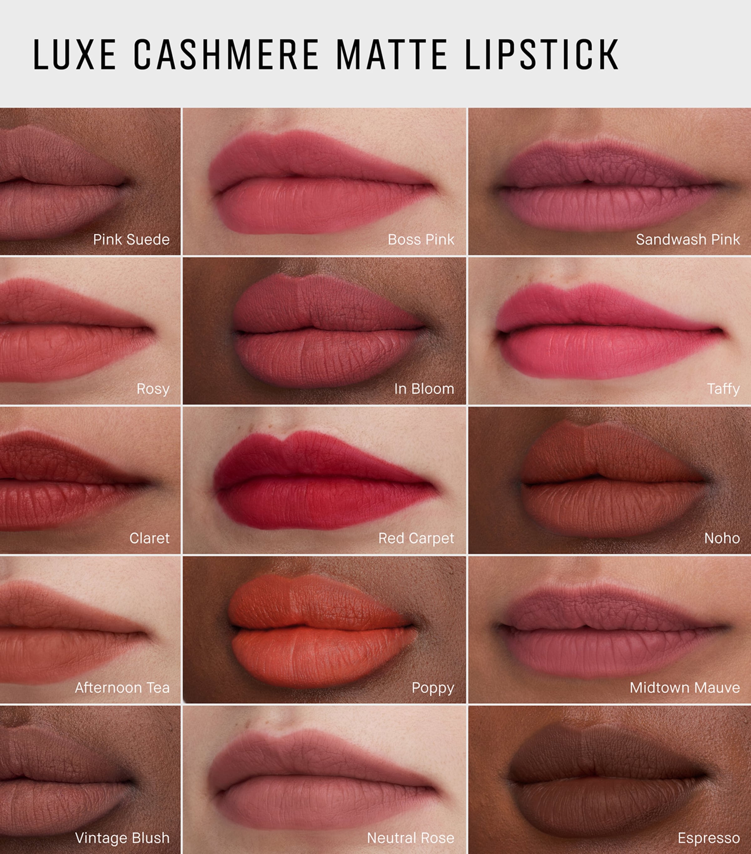 Luxe Cashmere Matte Lipstick SANDWASH PINK Image 4