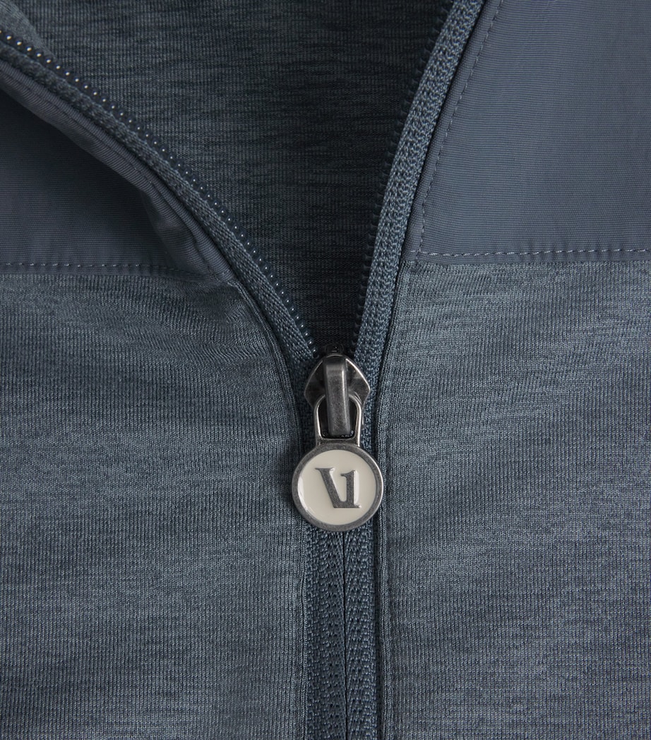 VUORI Mens Sunday Element Jacket Beh Blue Sea Heather Image 6