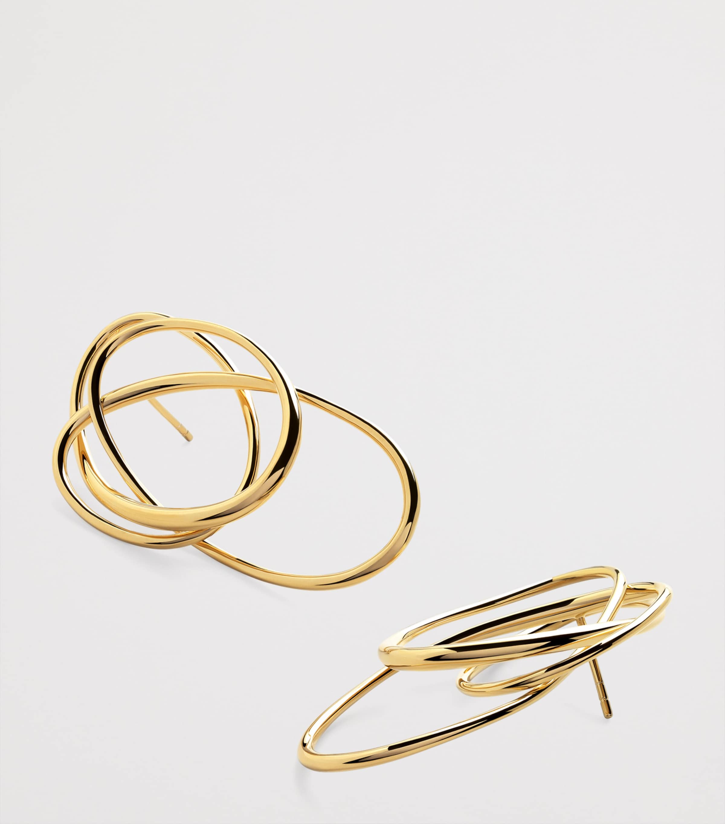 Monica Vinader Gold Vermeil Nura Earrings Gold Vermeil Image 2
