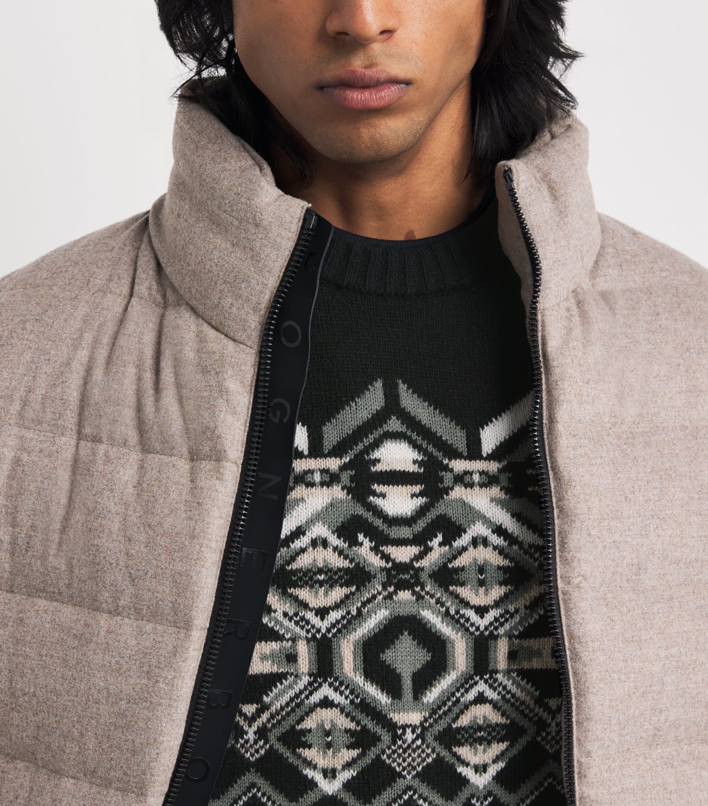 Virgin Wool-Blend Luci Sweater 026-BLACK Image 6