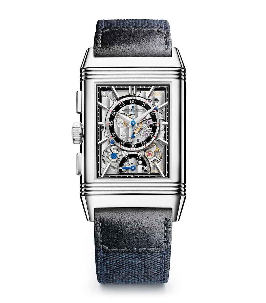 Stainless Steel Reverso Tribute Chronograph Watch 29.9mm STAINLESS STEEL Image 2