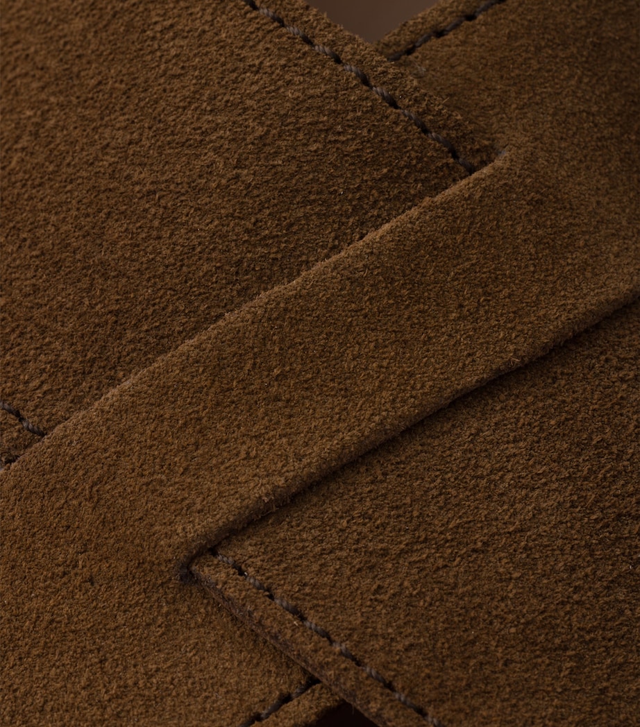 Suede Platform Sandals 55 F0324 Image 5