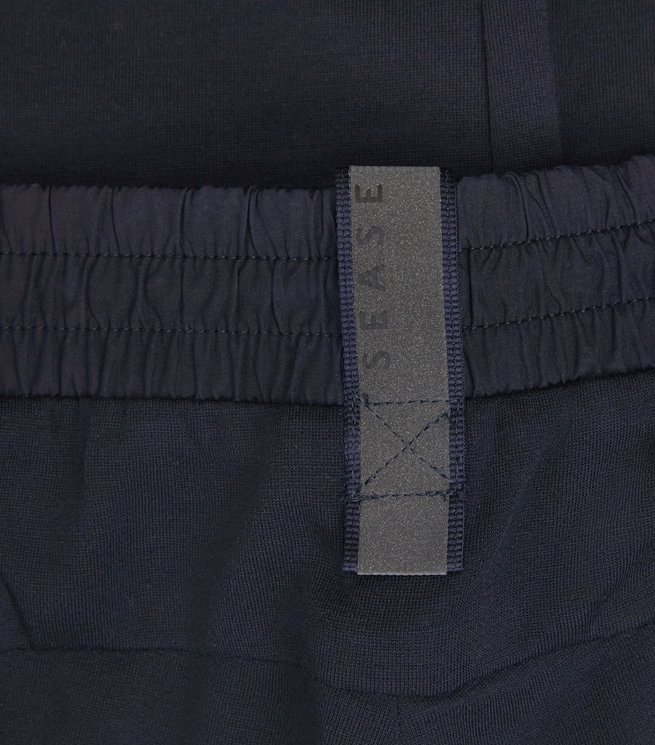 Wool-Blend Drawstring Trousers B13 NAVY BLUE Image 5