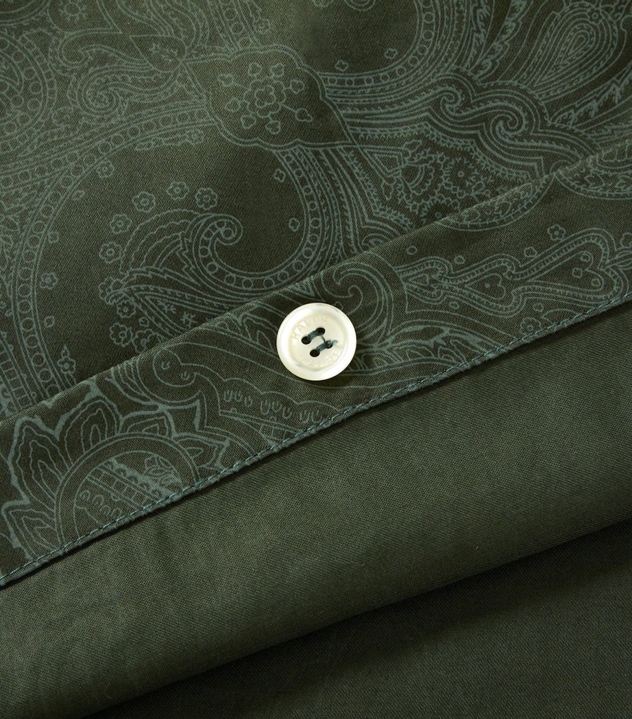 Doncaster King Duvet Cover (240cm x 220cm) DARK GREEN Image 2