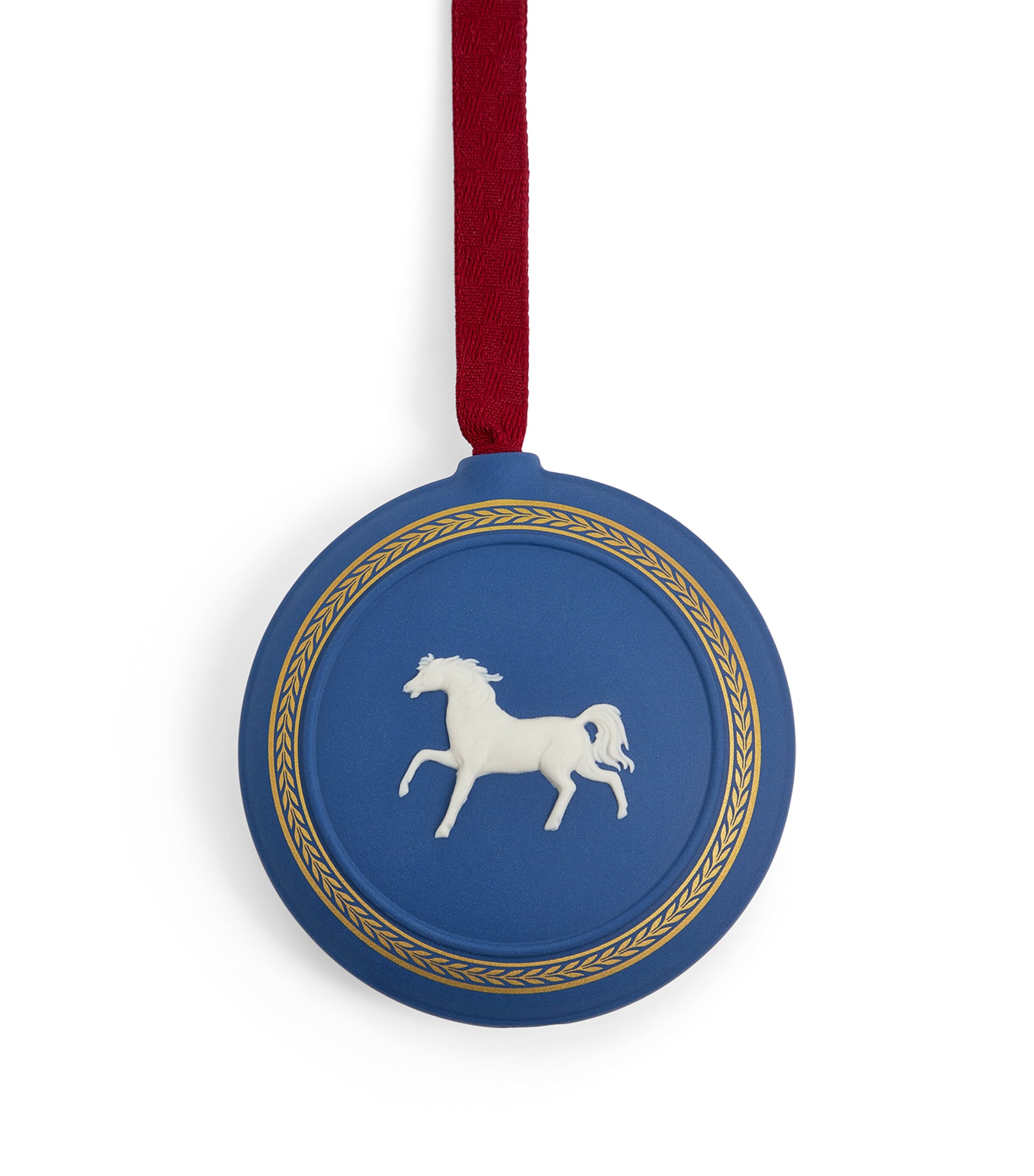 Wedgwood Year of the Horse 2026 Tree Decoration Blue Image 1