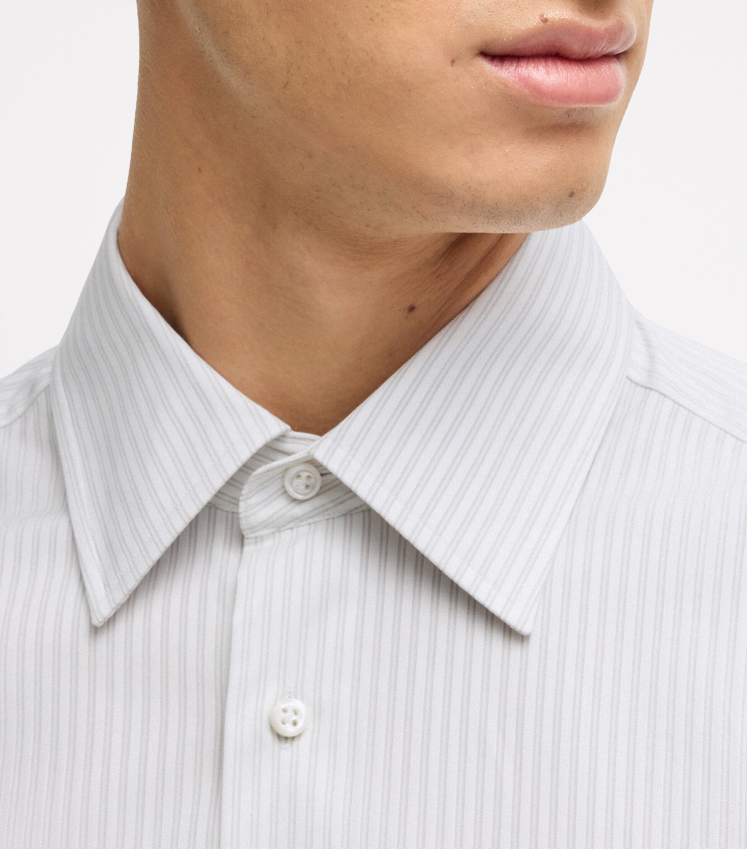 Regenerative Cotton Striped Shirt 072 Image 5
