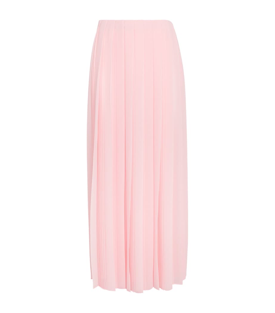 Fabiana Filippi Womens Pleated Midi Skirt Rosa Petalo Image 1
