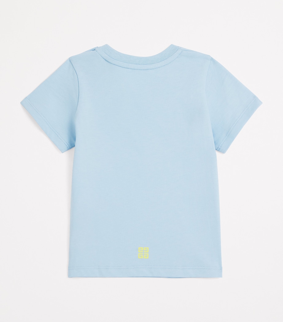 Givenchy Kids Blue Cotton Logo T-Shirt (6-18 Months) Harrods SA