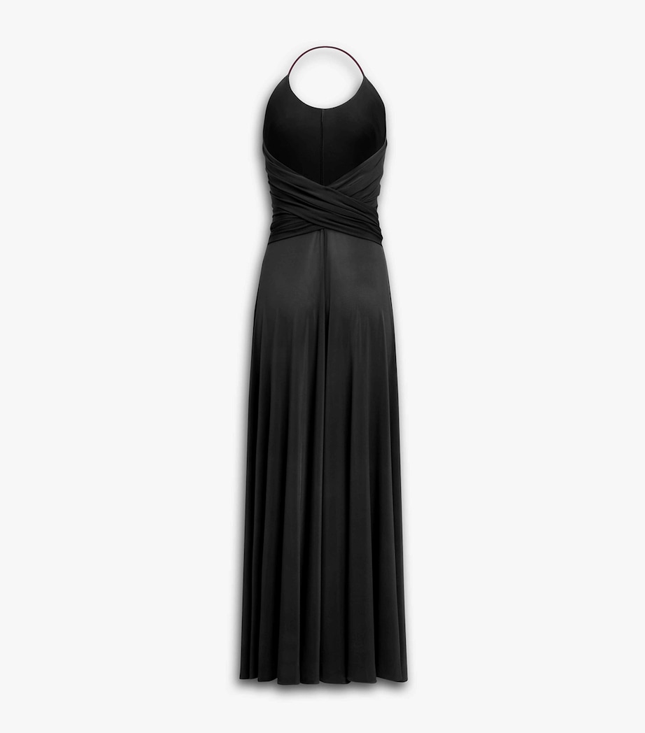 Halterneck Maxi Dress NOIR ALAIA Image 2