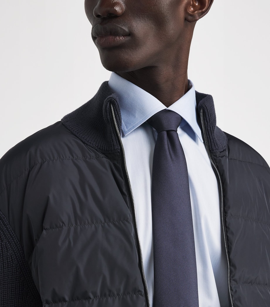 Silk Tie 28-NVY Image 2