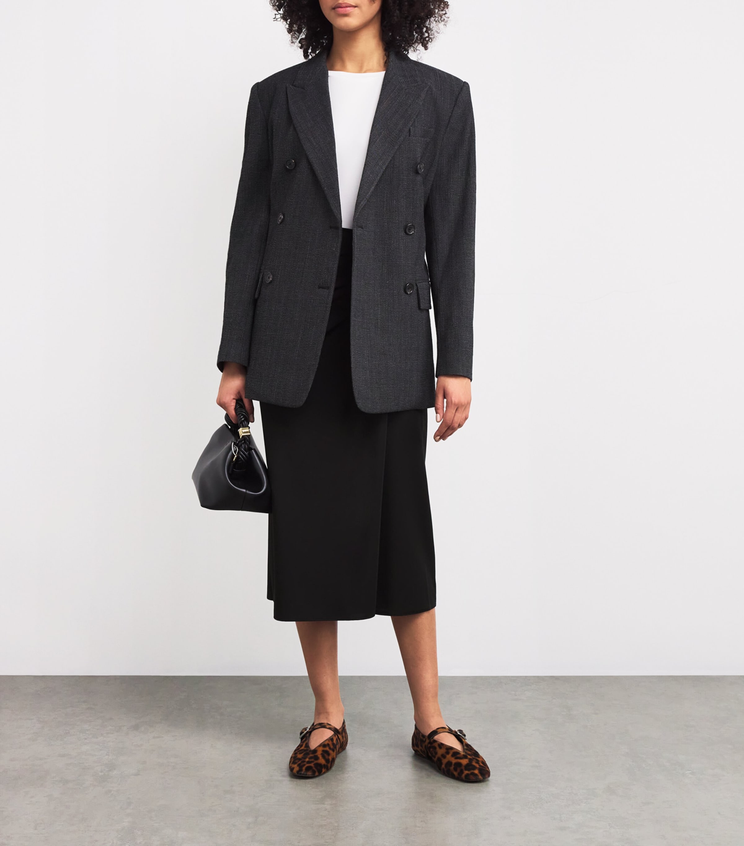 Weekend Max Mara Womens Jersey Midi Skirt Black Image 2