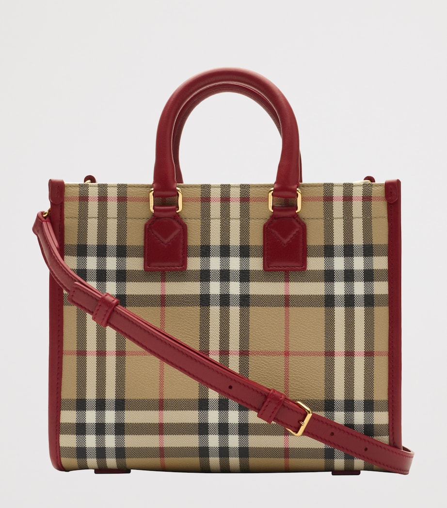 Mini Check Freya Tote Bag VNTG CHKRUBY Image 3