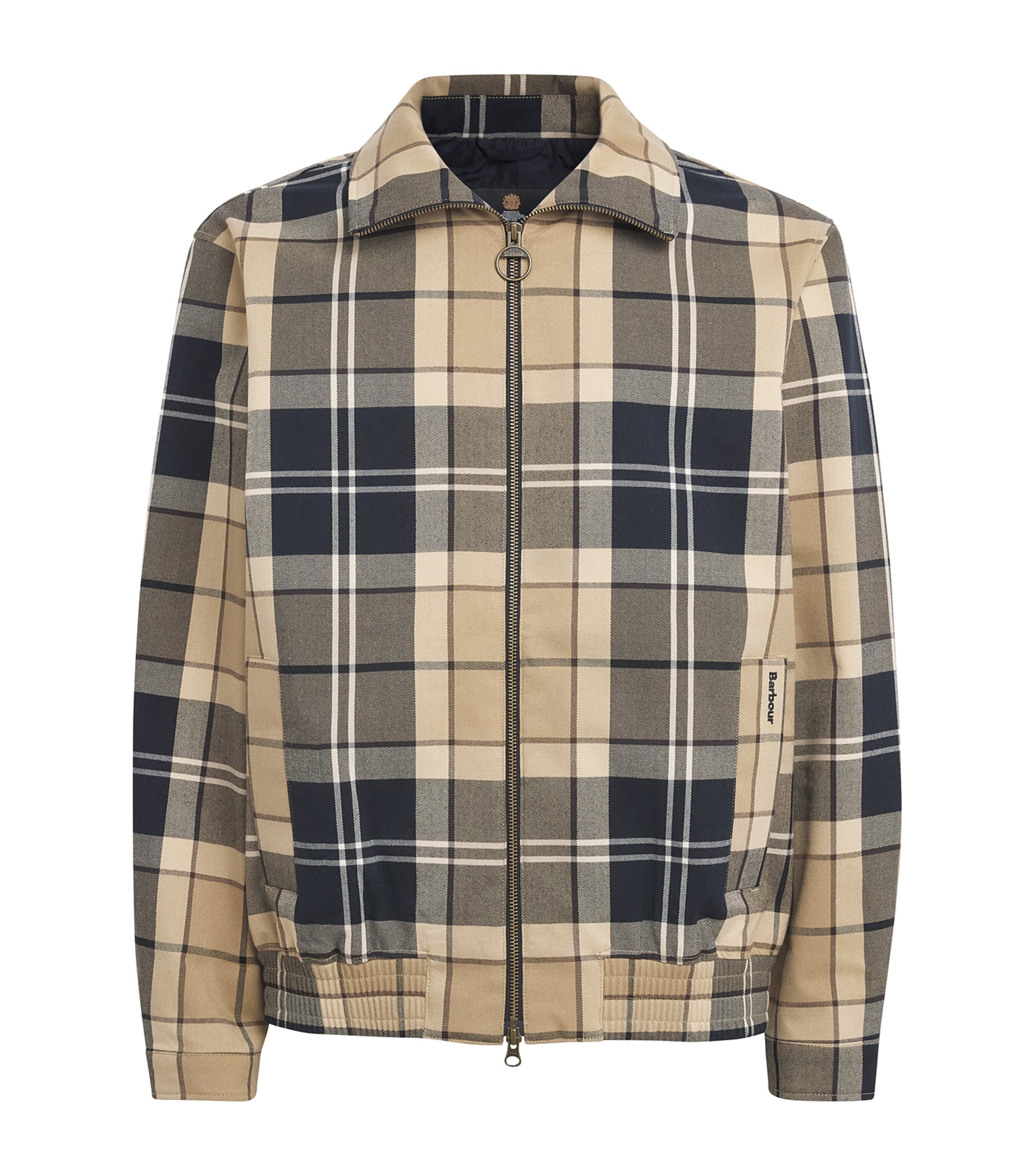 Barbour Mens Showerproof Tartan Jacket Birchwood Dress Trtn Image 1