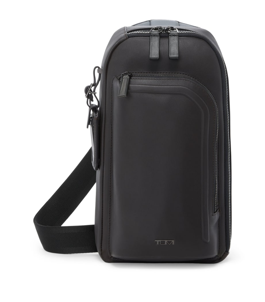 Leather Gregory Cross-Body Bag ESPRESSO BROWN Image 1