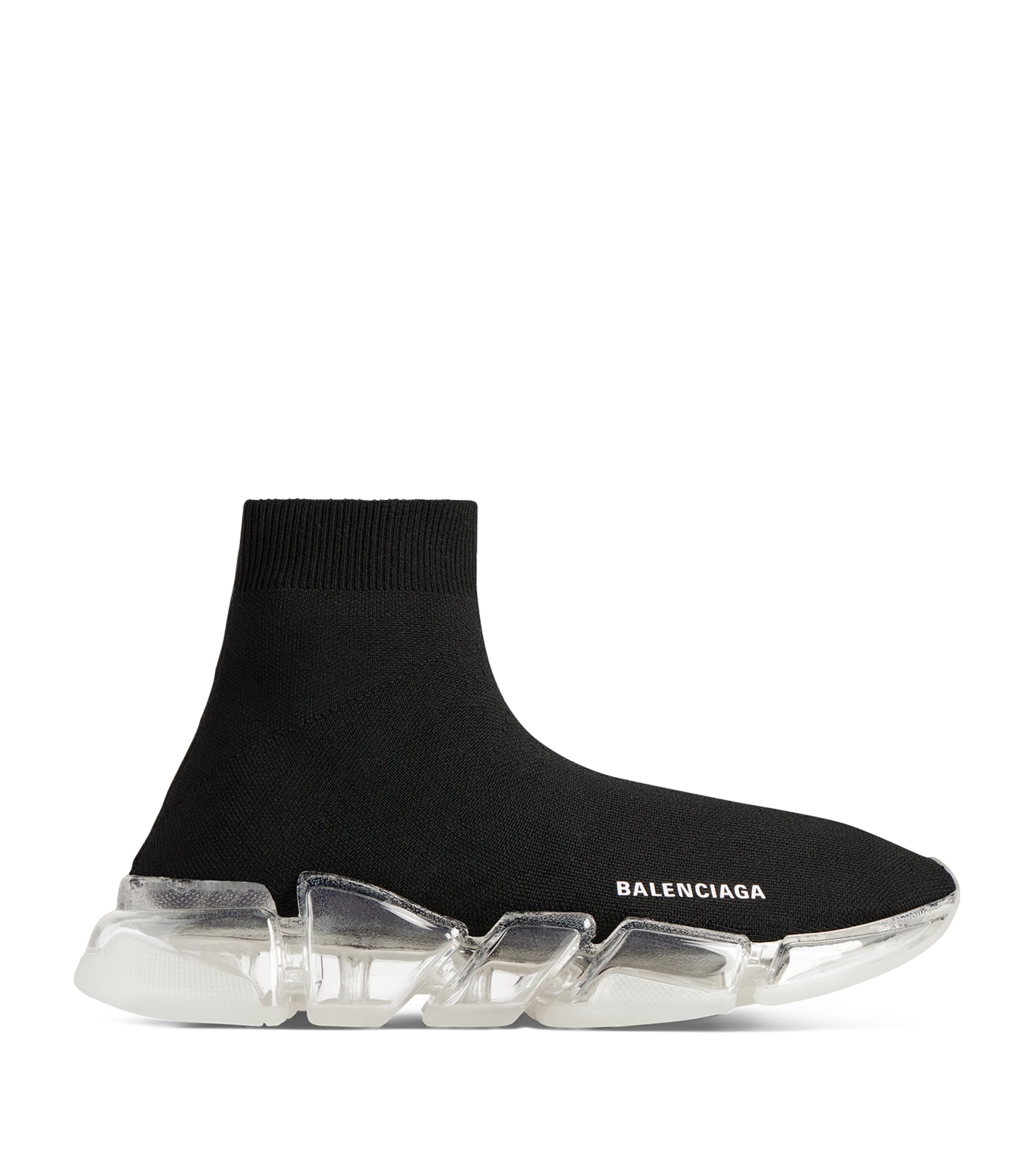 Shop Balenciaga Speed 2.0 Sneakers In Black