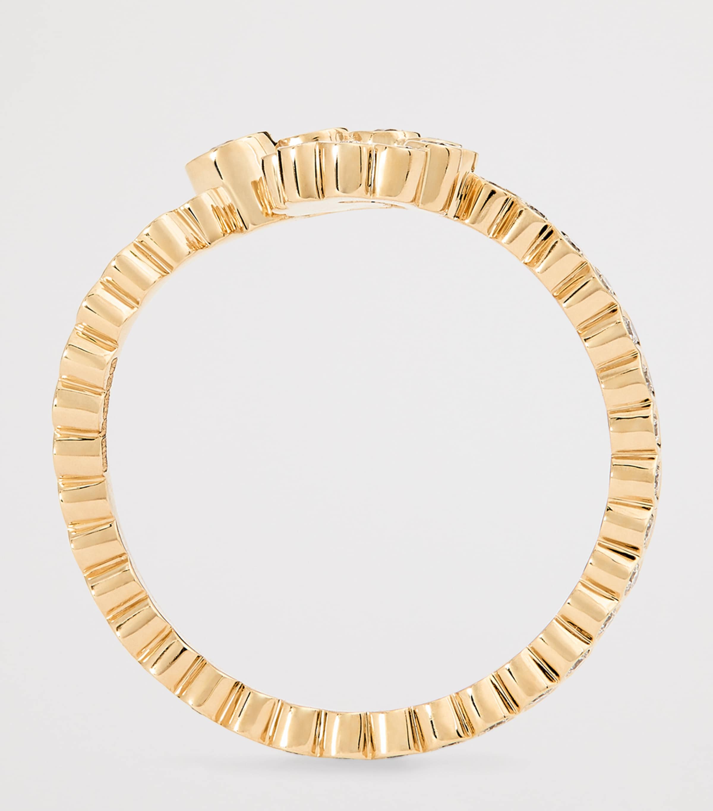 Yellow Gold and Diamond Rêve Escargot Ring YELLOW GOLD Image 3