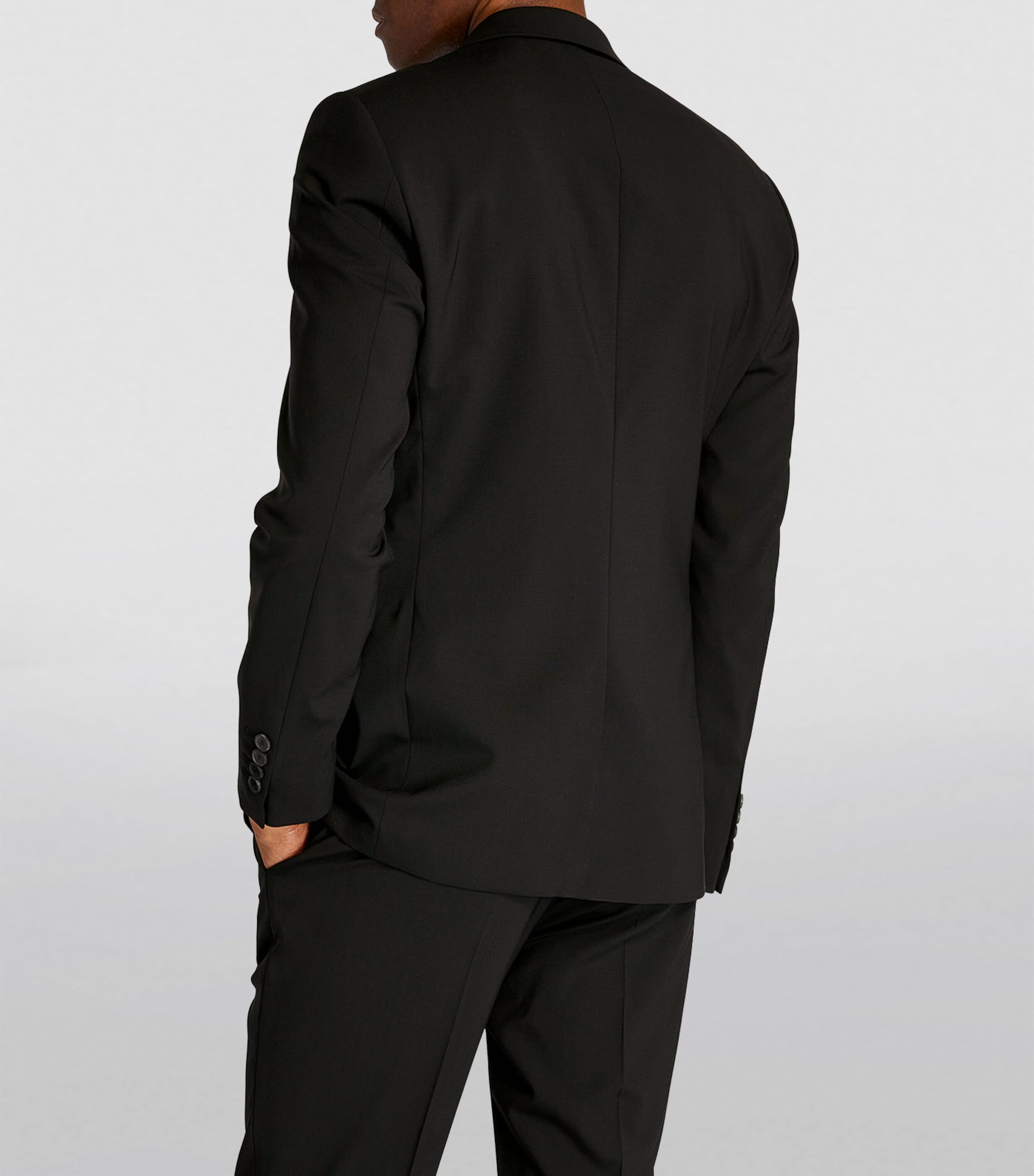 Virgin Wool Blazer BLACK Image 4