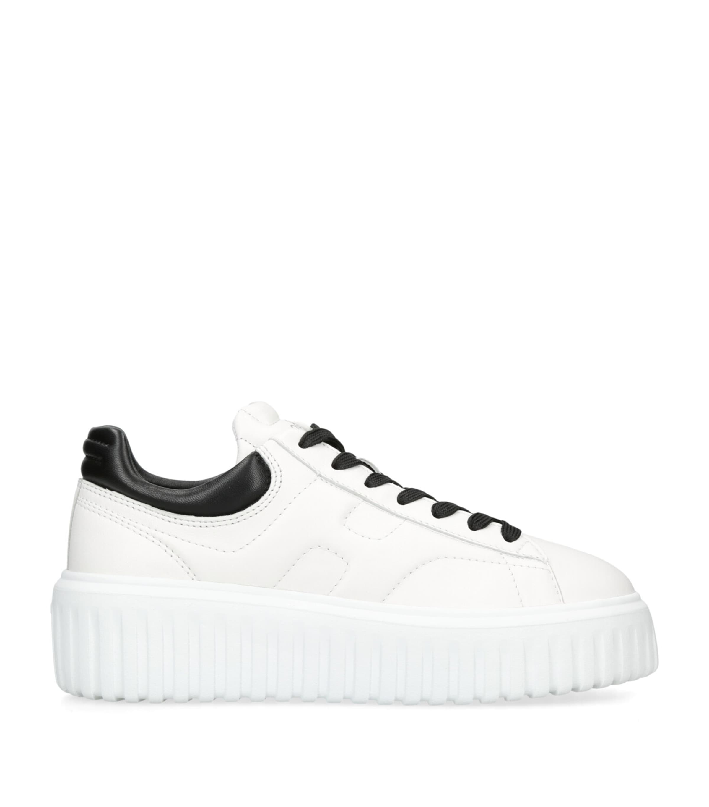 Hogan Leather Allaciato Sneakers | Women Shoes | Trainers | Low-Top Trainers | Designers | Hogan