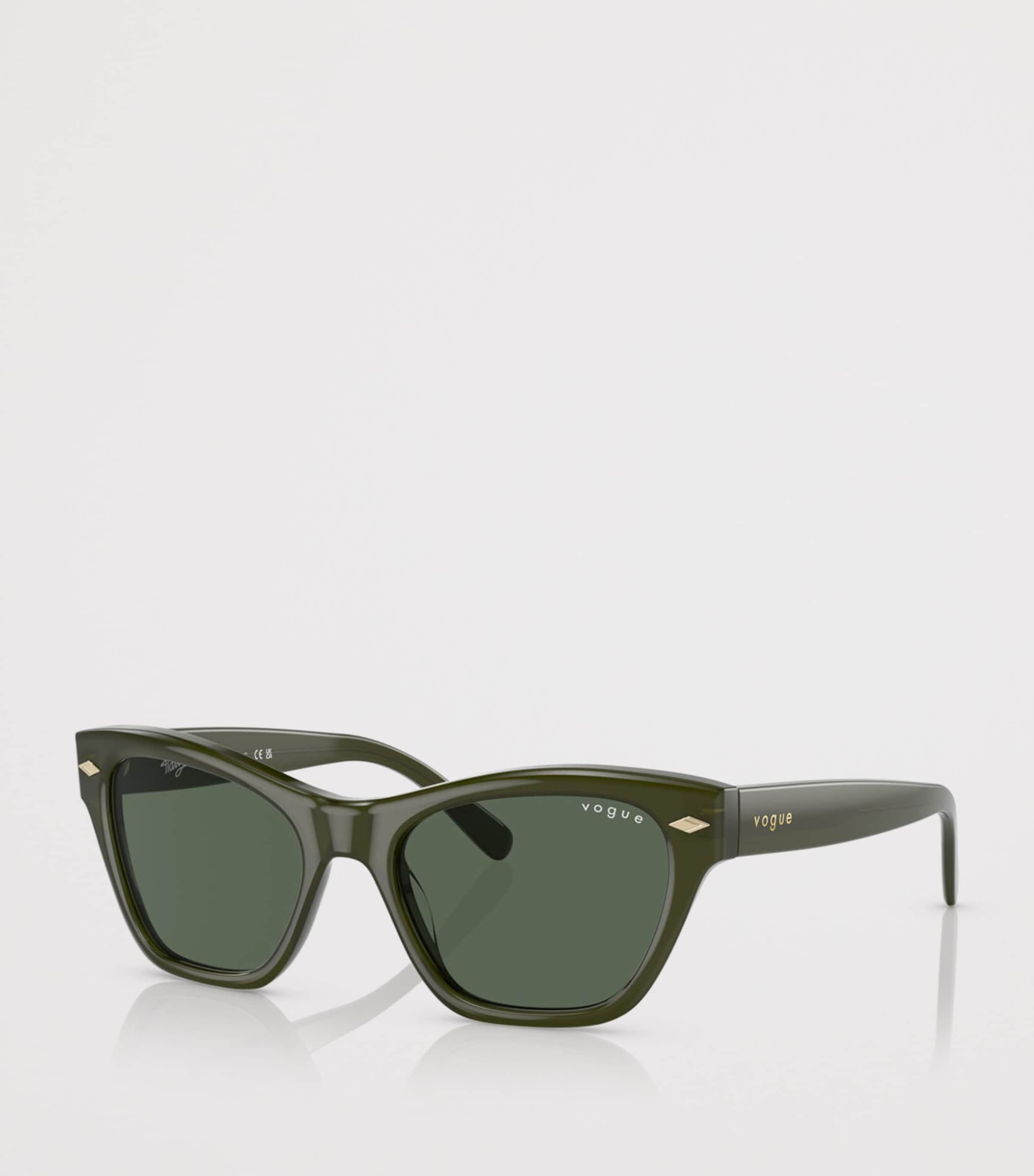 Vogue Acetate Cat Eye Sunglasses Image 2