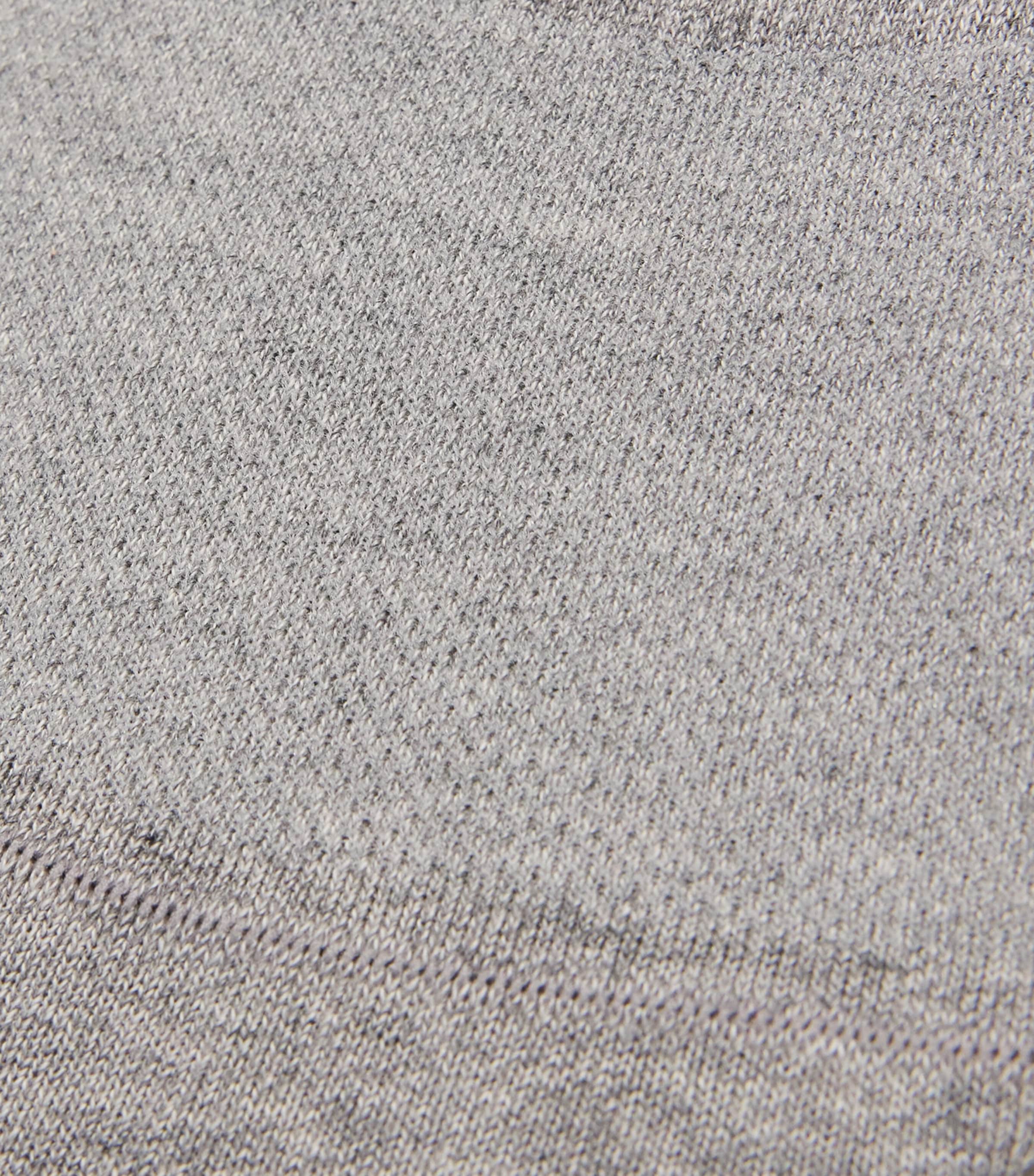 Cotton-Blend Invisible Socks 11 LIGHT GREY Image 2