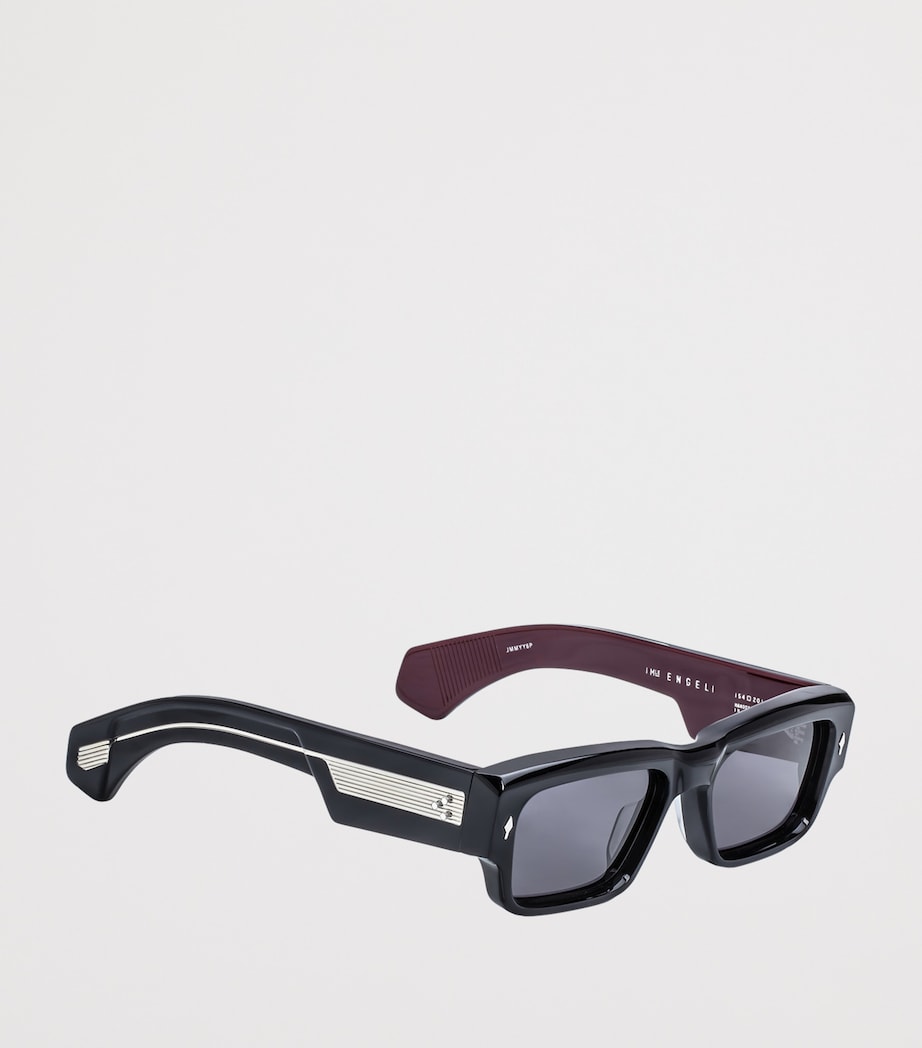 Jacques Marie Mage Engel Rectangular Sunglasses Bloodstone Image 2
