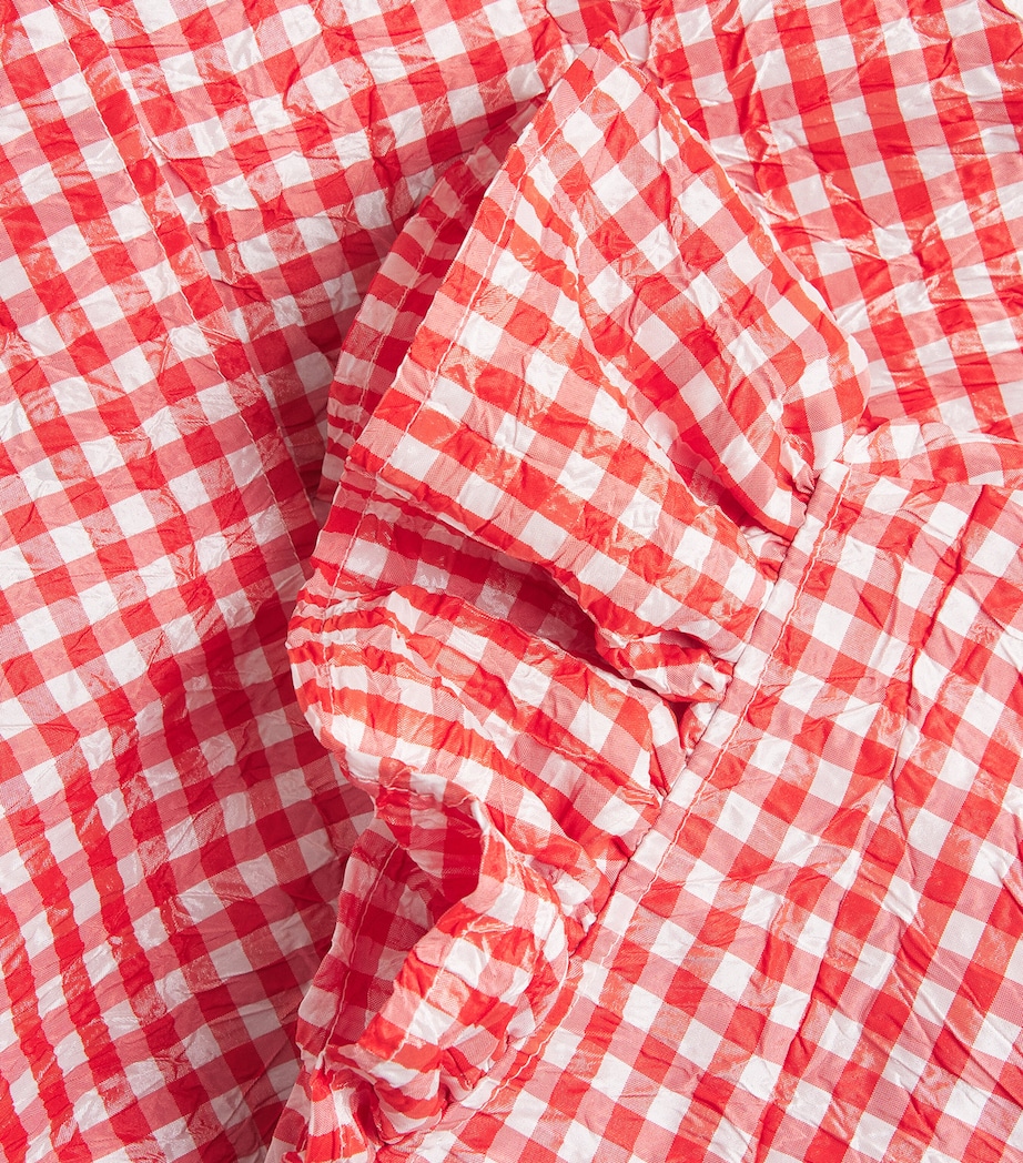 Taffeta Check Mini Dress 847 RED ALERT Image 5