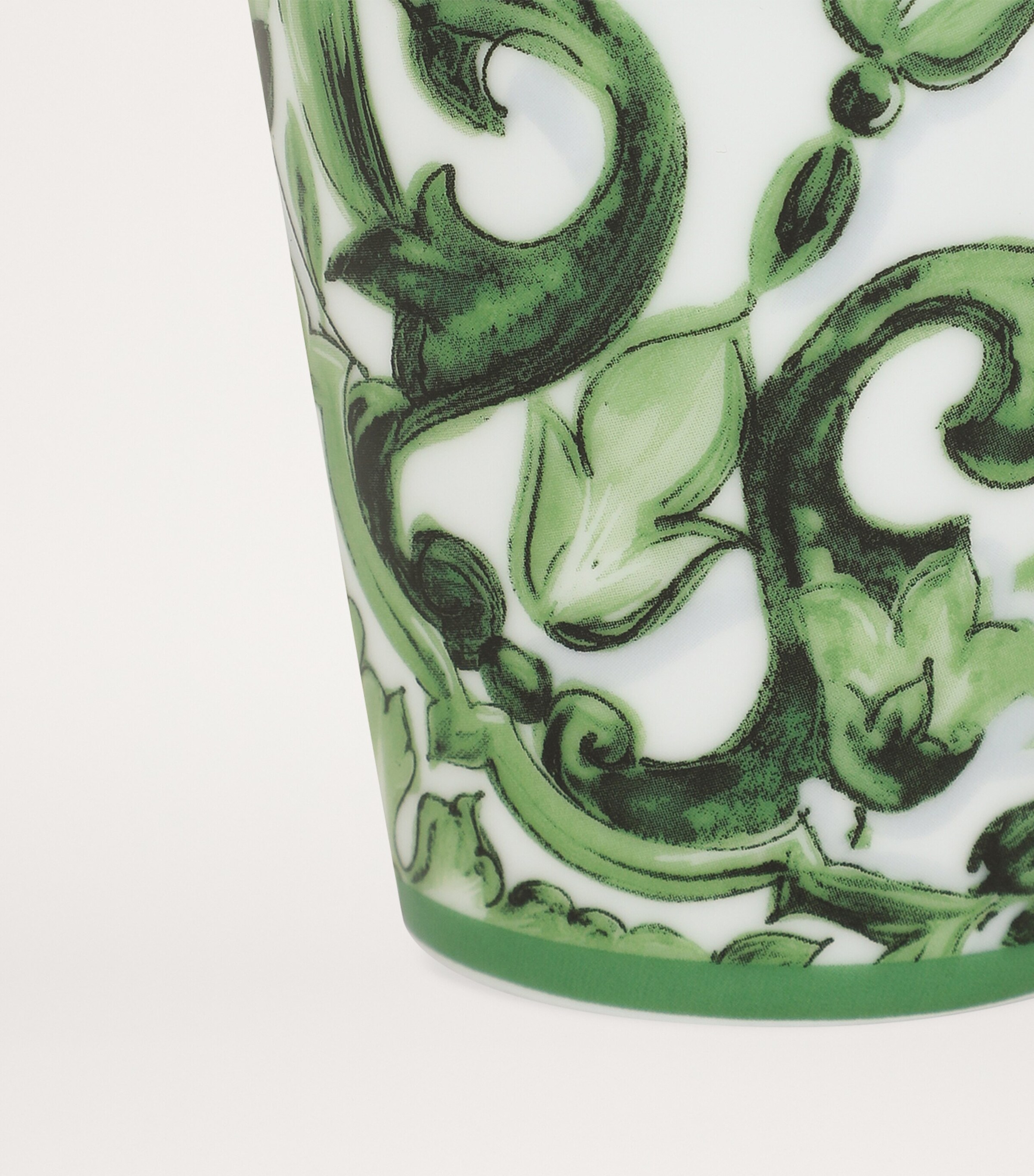 Dolce&Gabbana Casa Porcelain Verde Maiolica Mug Foglie Ver.f.d Image 4