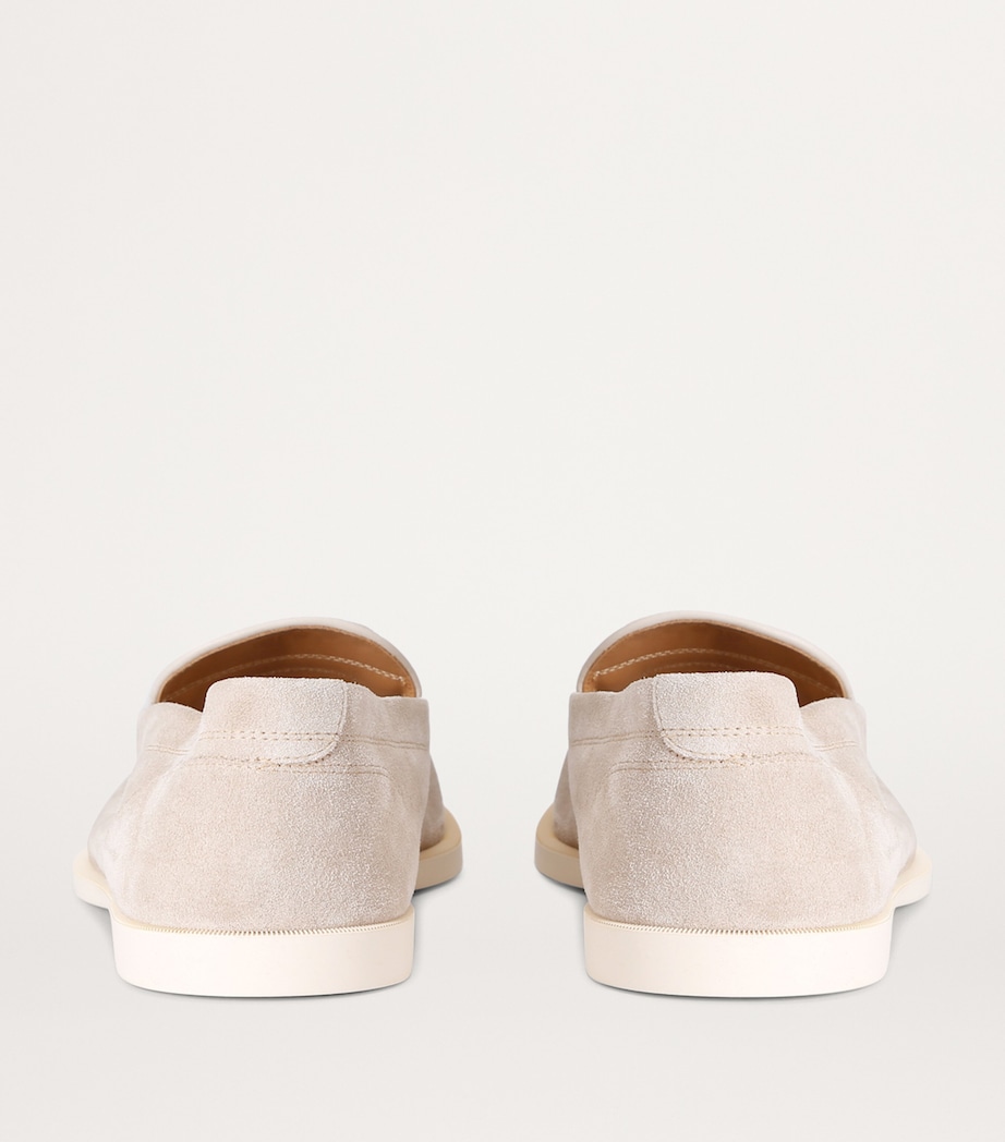 Suede Pace Loafers BEIGE Image 2