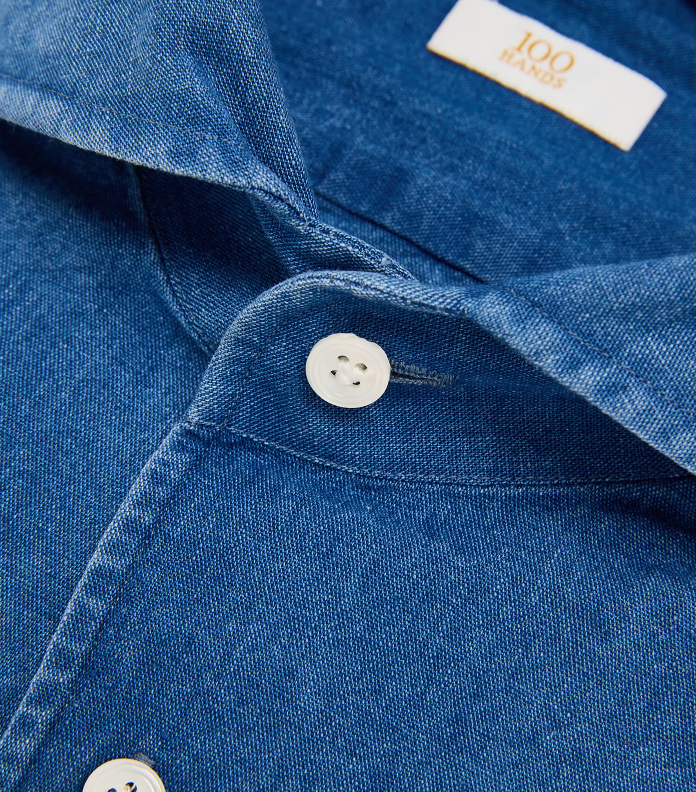 Japanese Indigo Denim Shirt DENIM BLUE Image 5