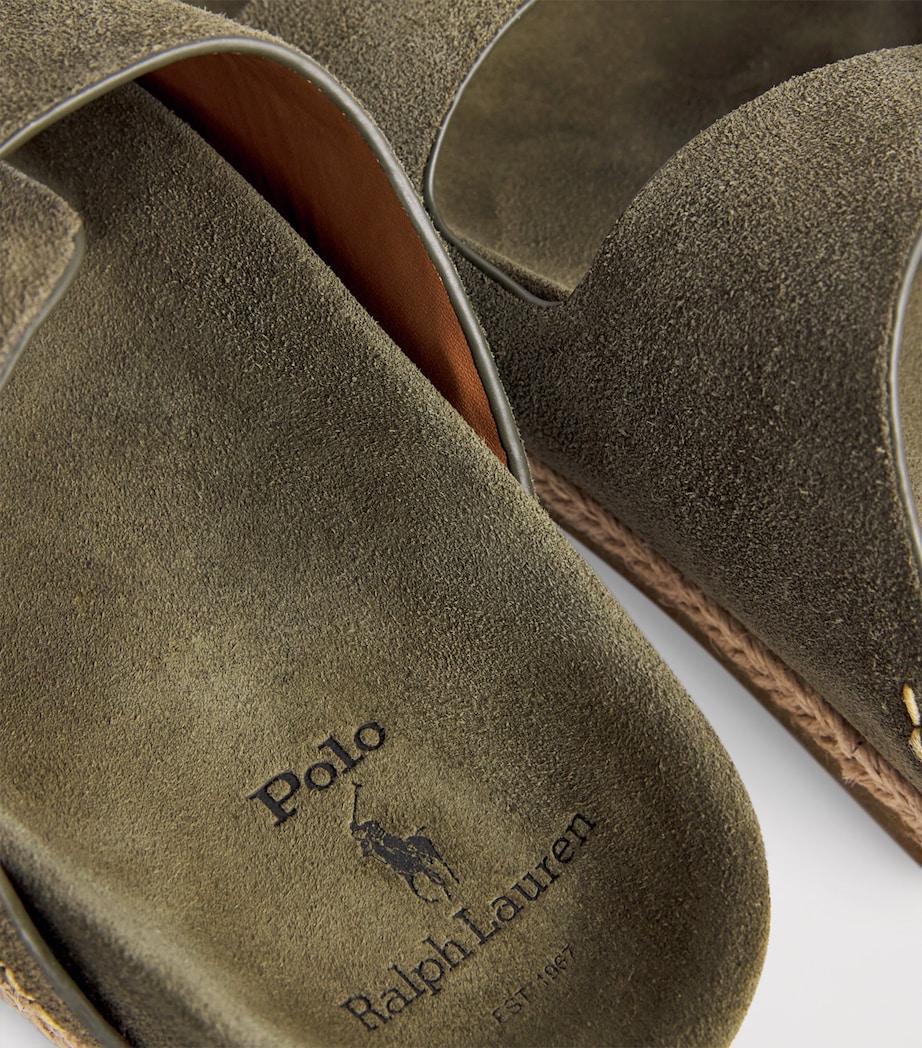 Suede Turbach Sandals DARK GREEN Image 6