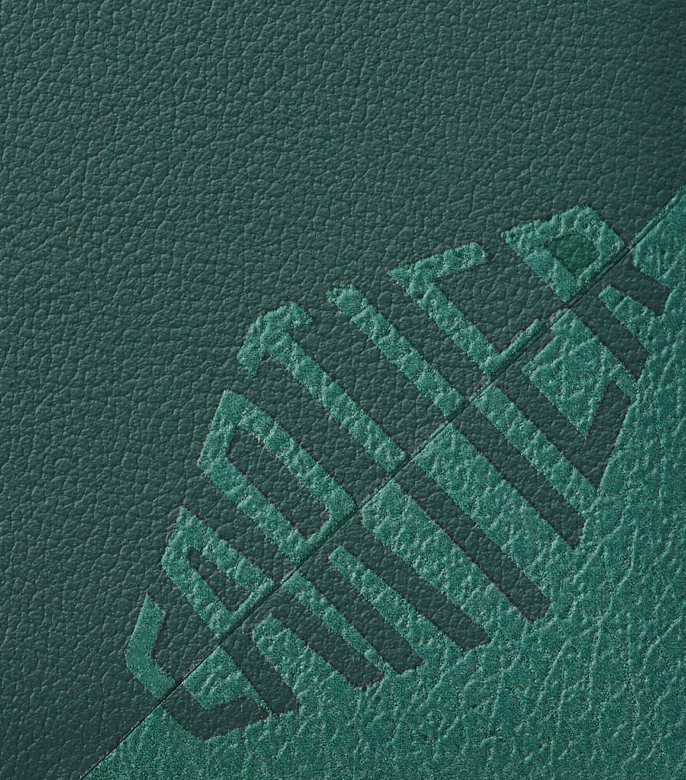 Calfskin Losange Shadow Card Holder PINE GREEN Image 2