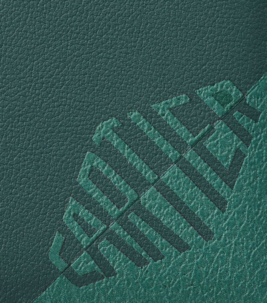 Calfskin Losange Shadow Card Holder PINE GREEN Image 2