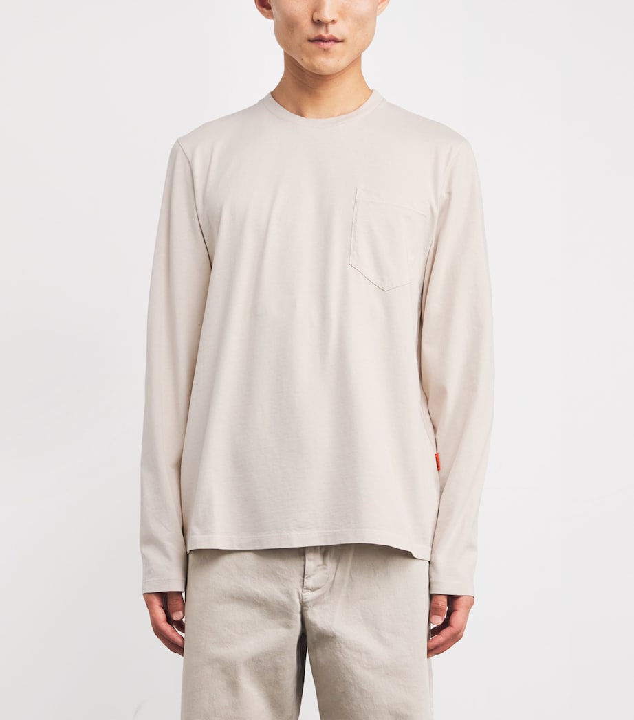 Cotton Luigi Long-Sleeve T-Shirt SASSO 530 Image 3