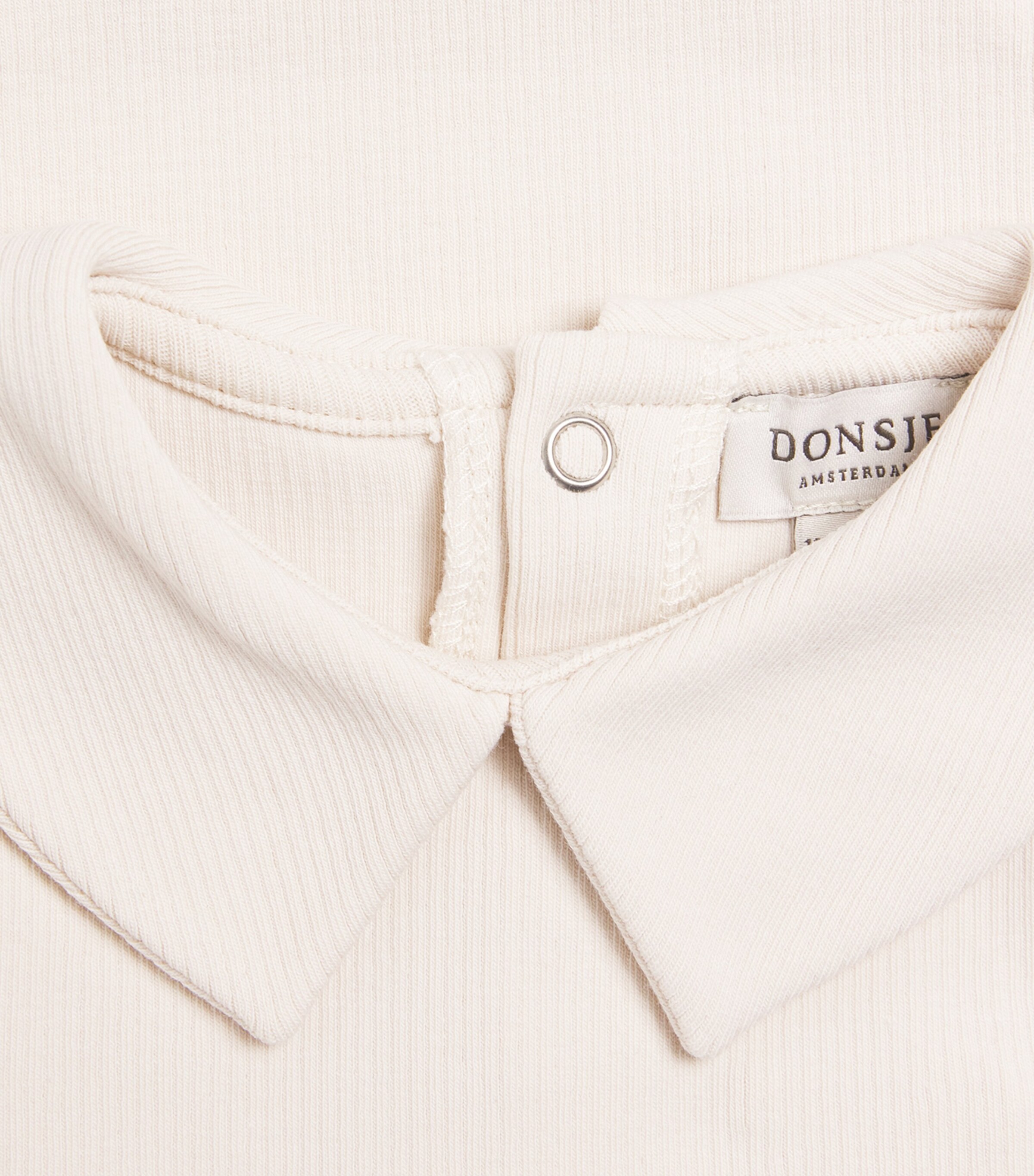 Donsje Cotton-Blend Bienkes Bodysuit (0-30 Months) White Image 3