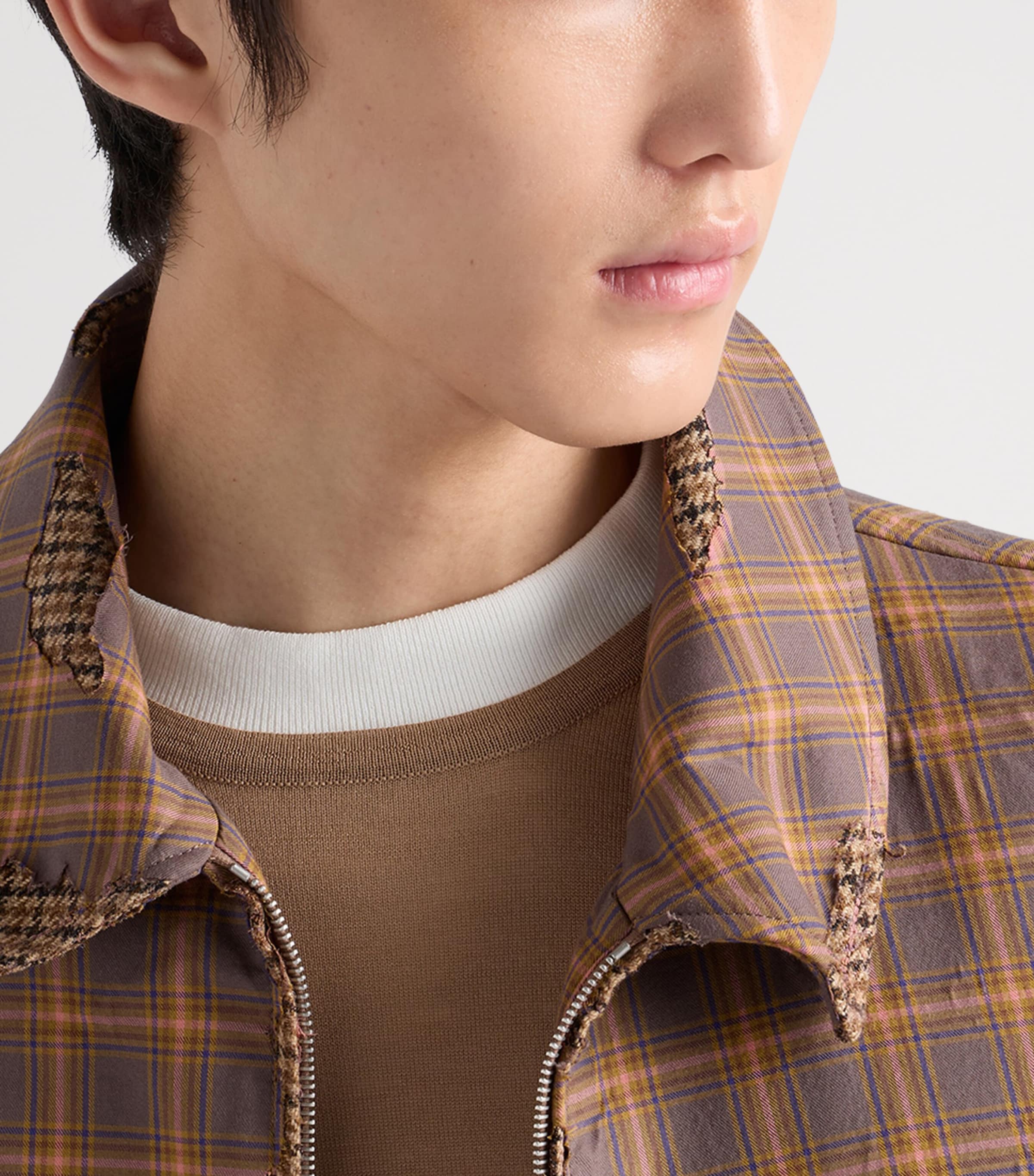 Prada Mens Wool Logo Sweater Brown Image 3
