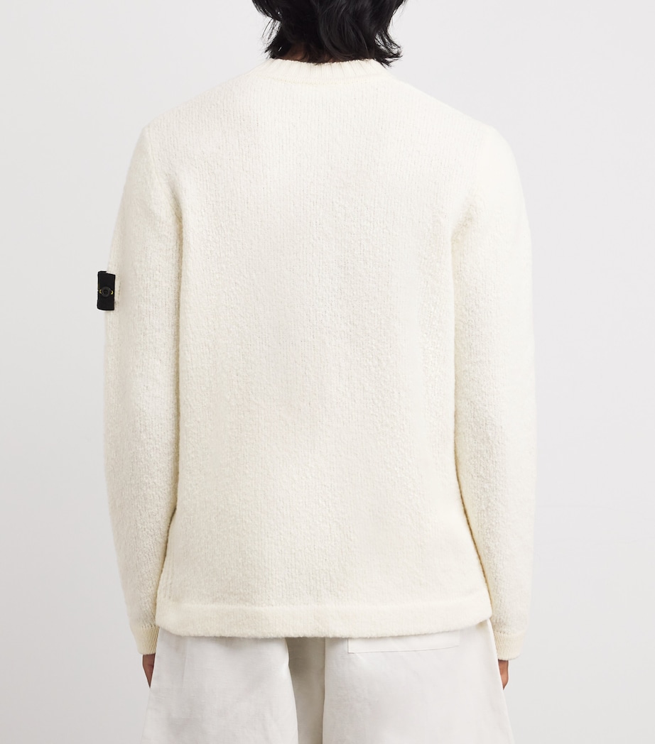 Wool-Blend Textured Sweater V0093 Image 4