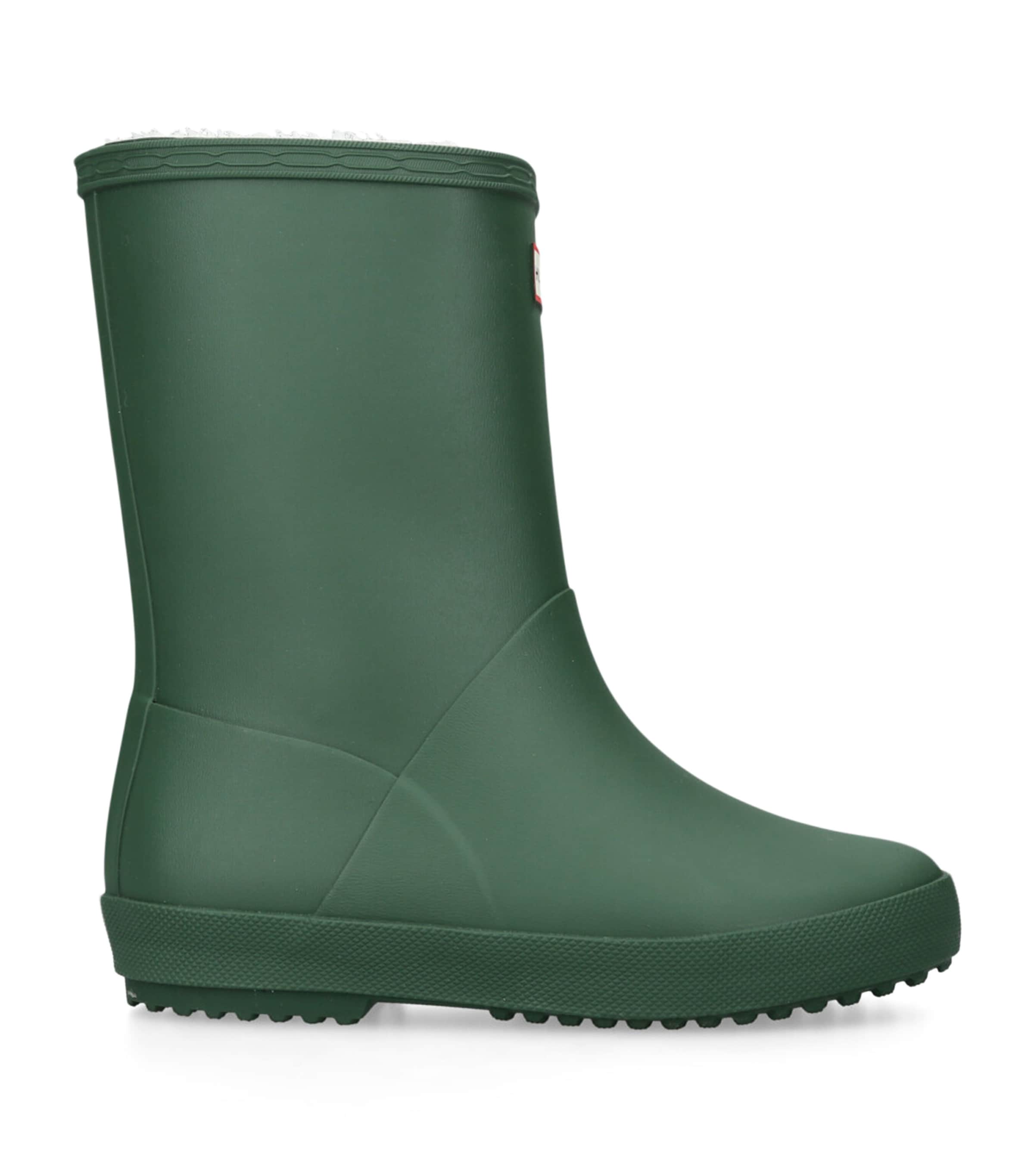 First Insulated Wellington Boots GREEN Image 1