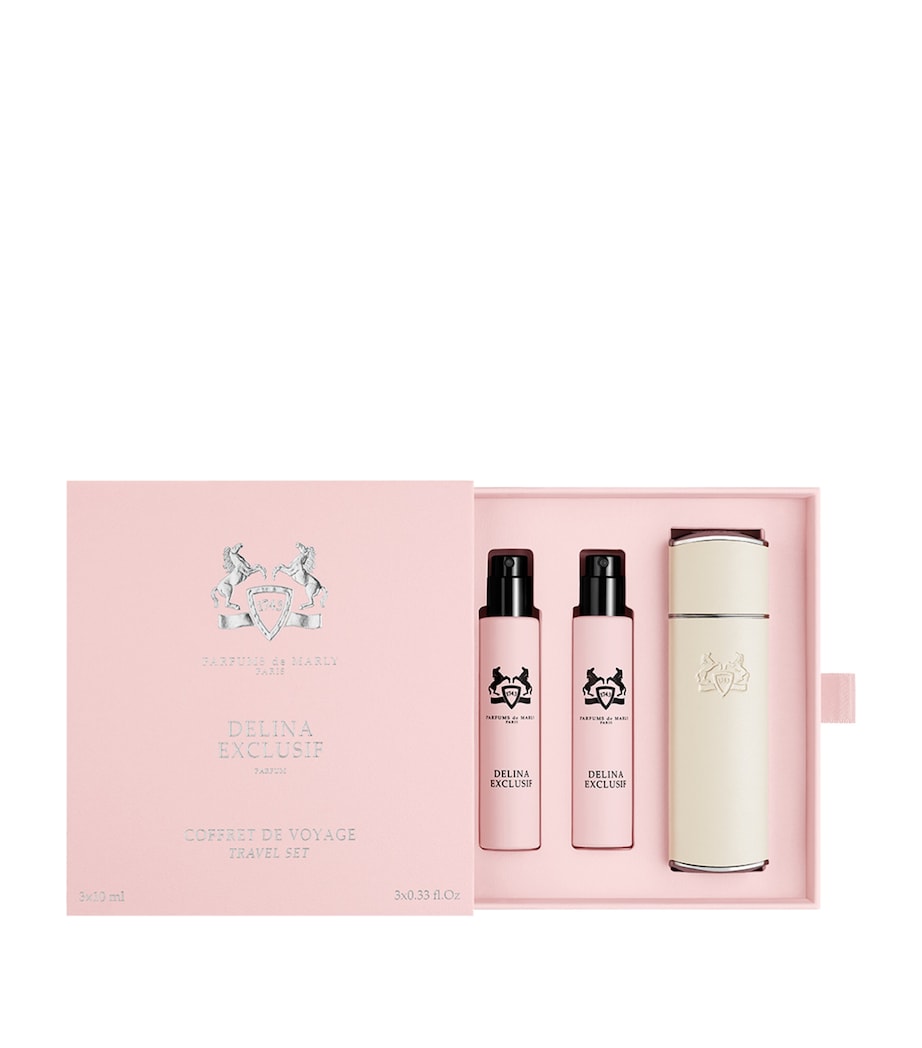 Delina Exclusif Eau De Parfum Sprays and Case Travel Set (3 x 10ml) NO COLOUR Image 2