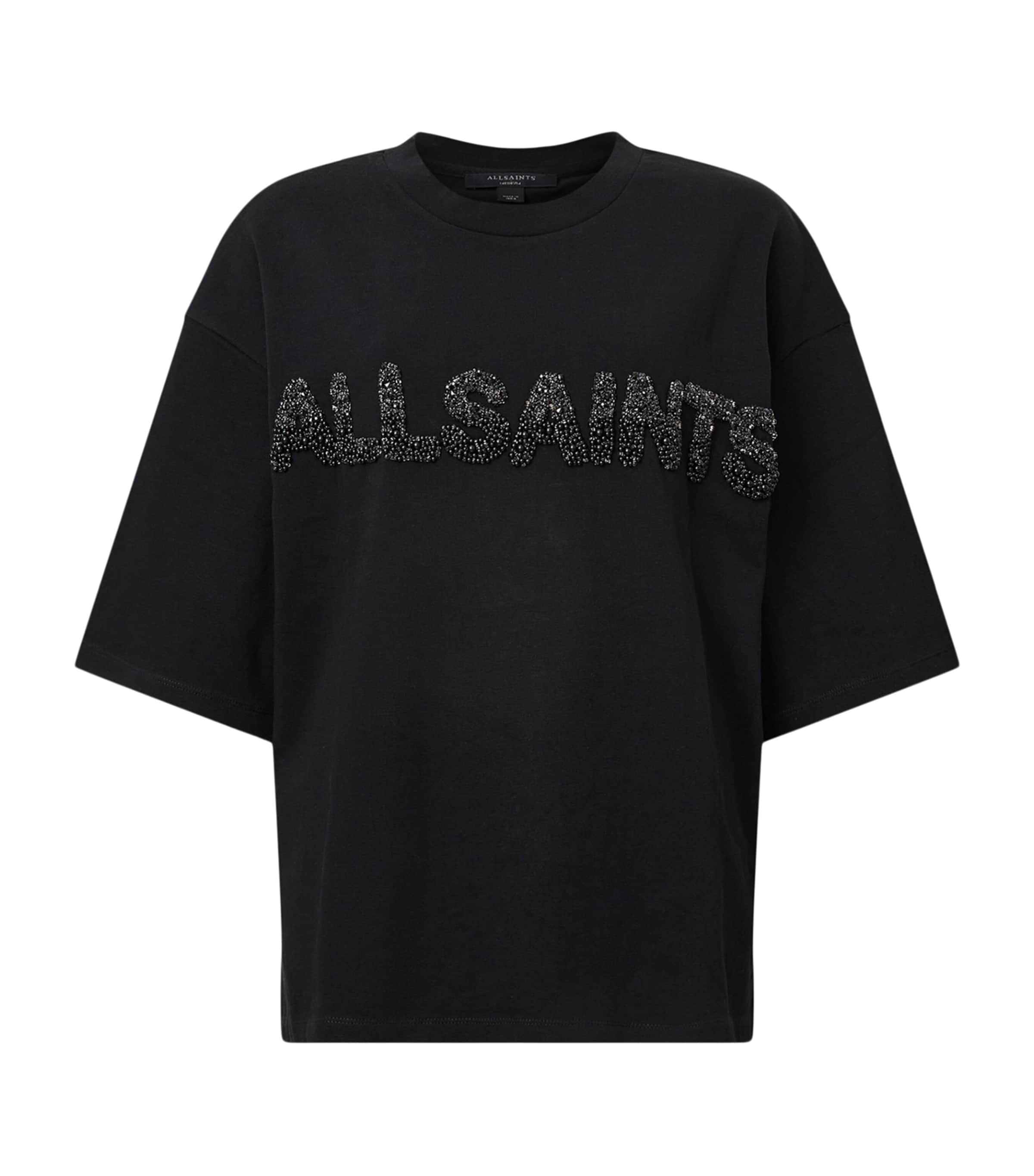 Allsaints Organic Cotton Embellished Amelie T-shirt