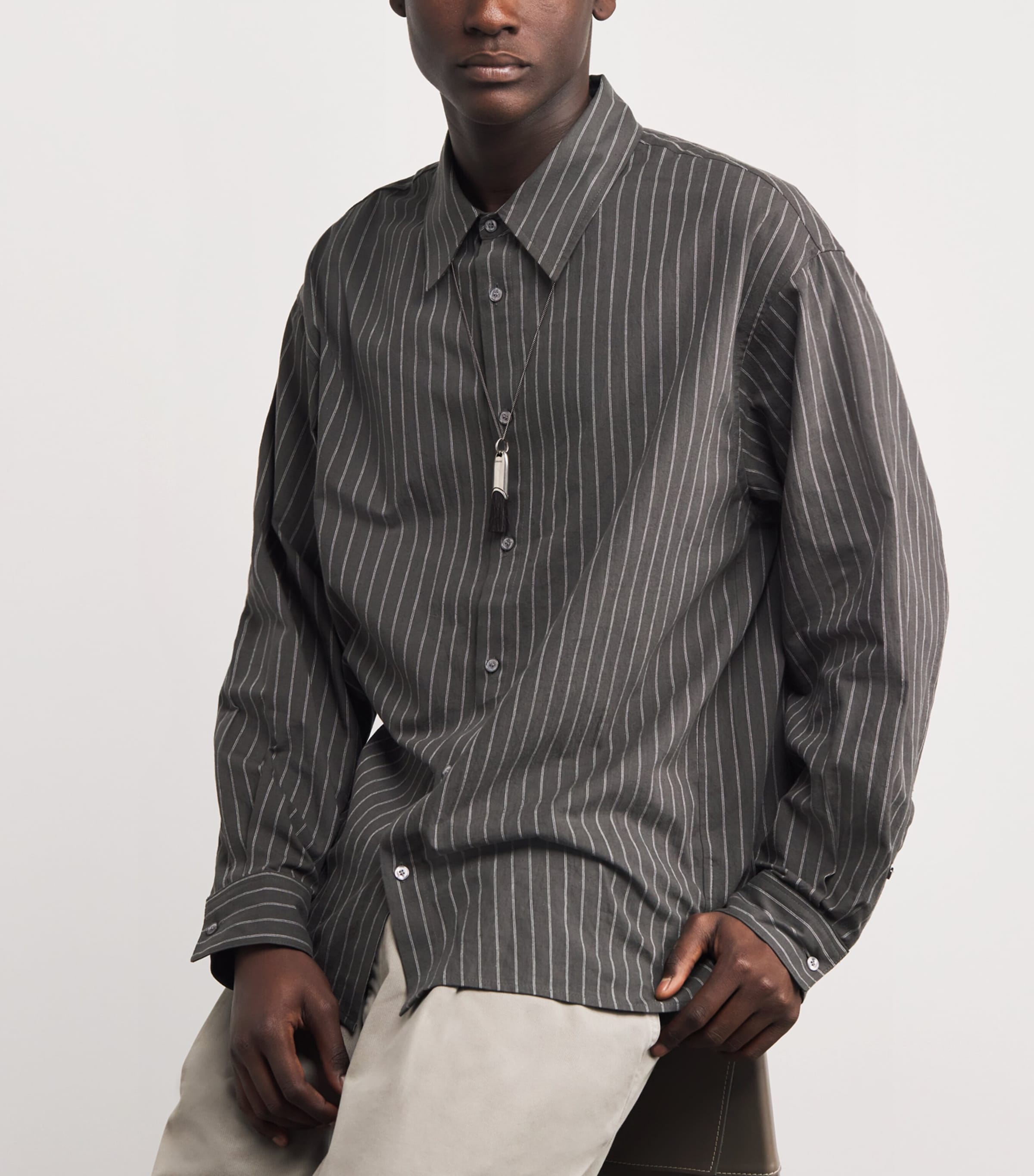 Personal Brush Necklace MU333SILVER Image 4