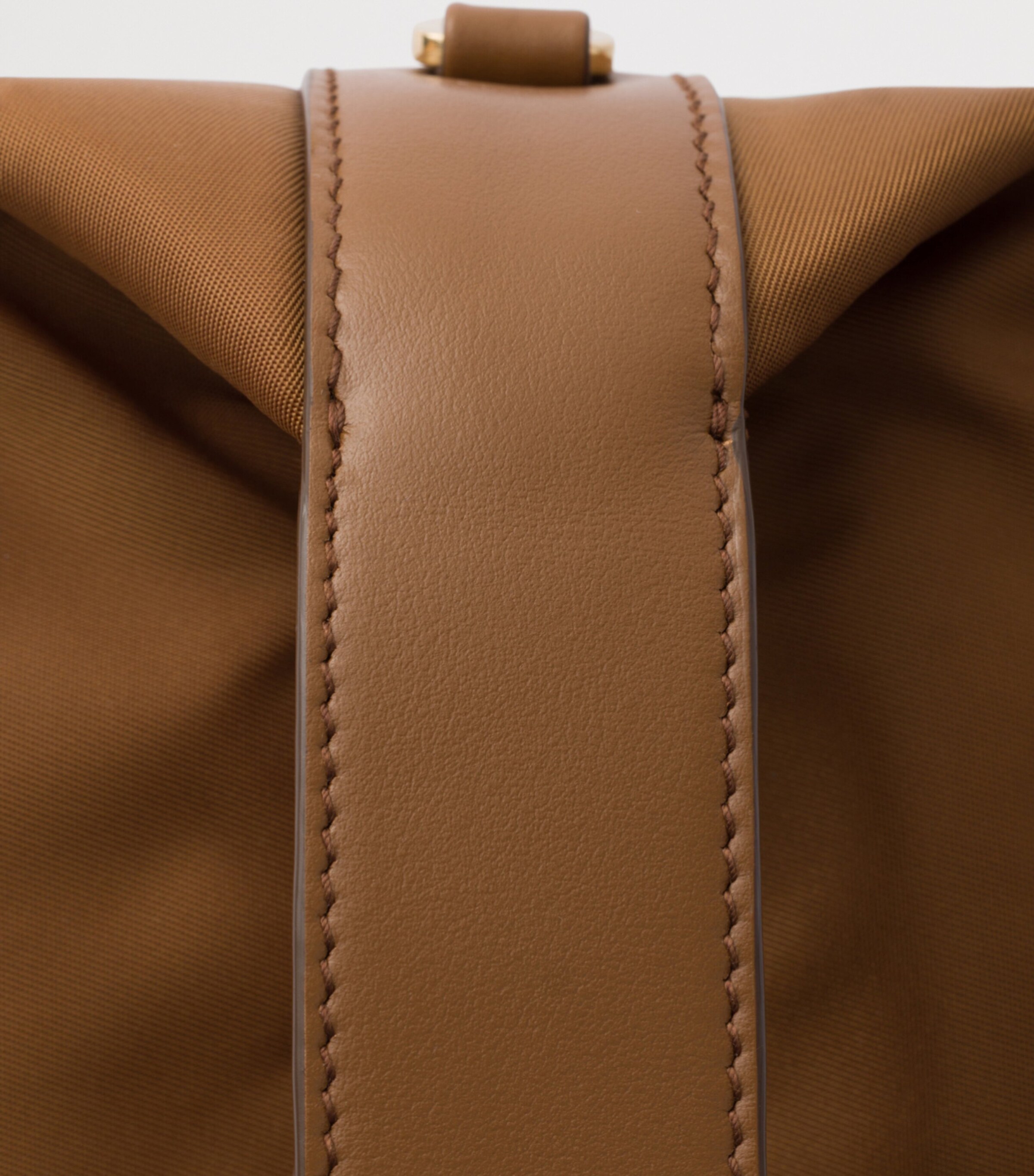 Prada Mini Re-Nylon Chérie Top-Handle Bag Brown Image 6