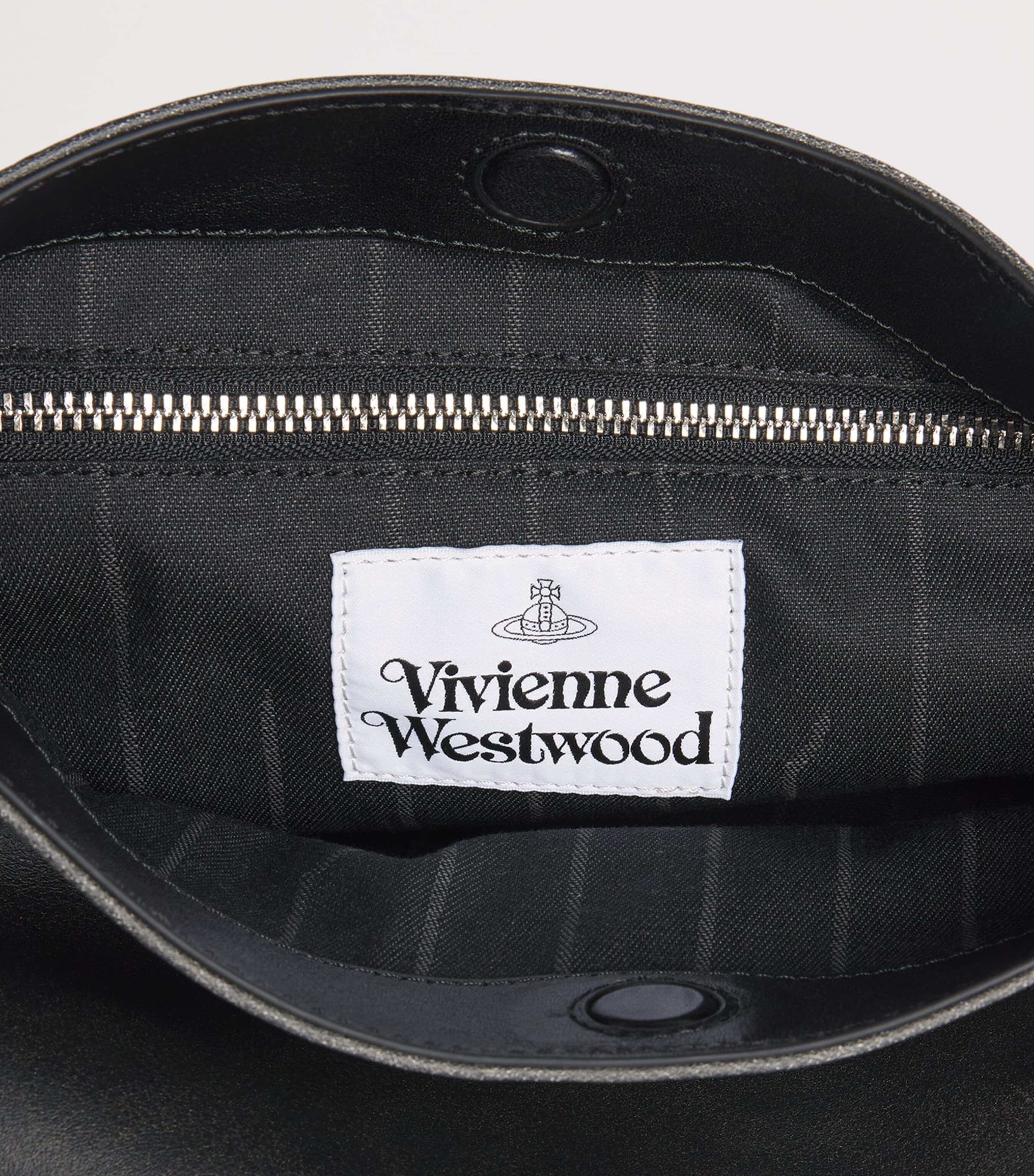 Vivienne Westwood Small Leather Maxime Shoulder Bag Off Black Image 5