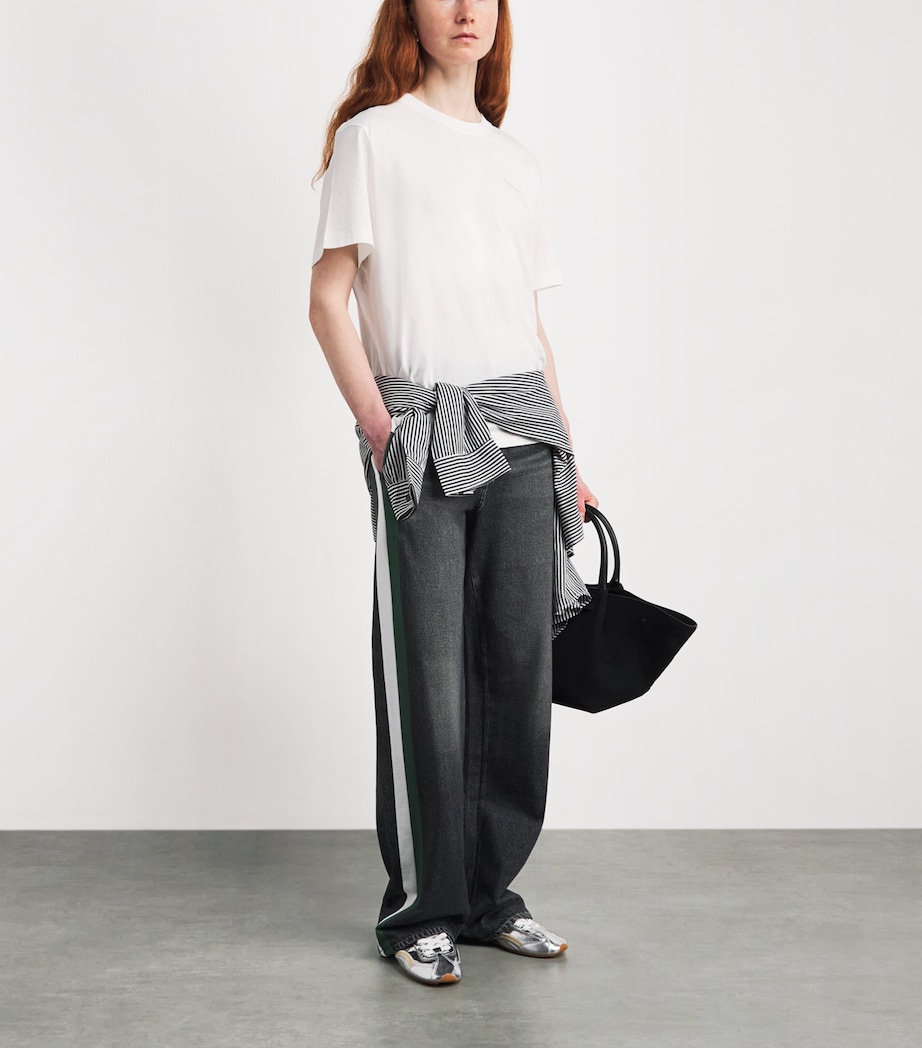 Rag & Bone Womens Miramar Terry Track Pants Wshbkgrn Image 2