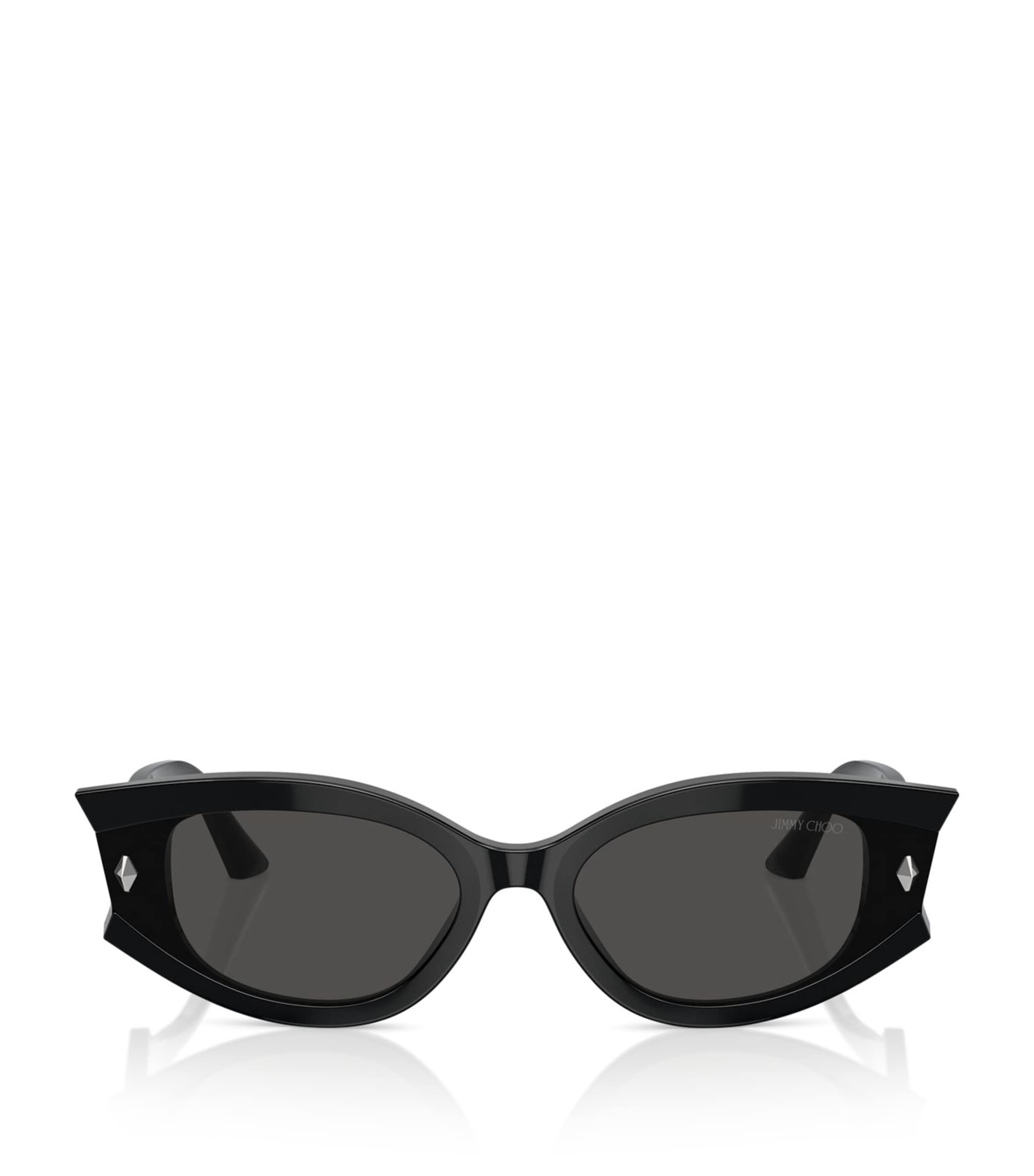 Jimmy Choo Steel Jc5015u Sunglasses In Black
