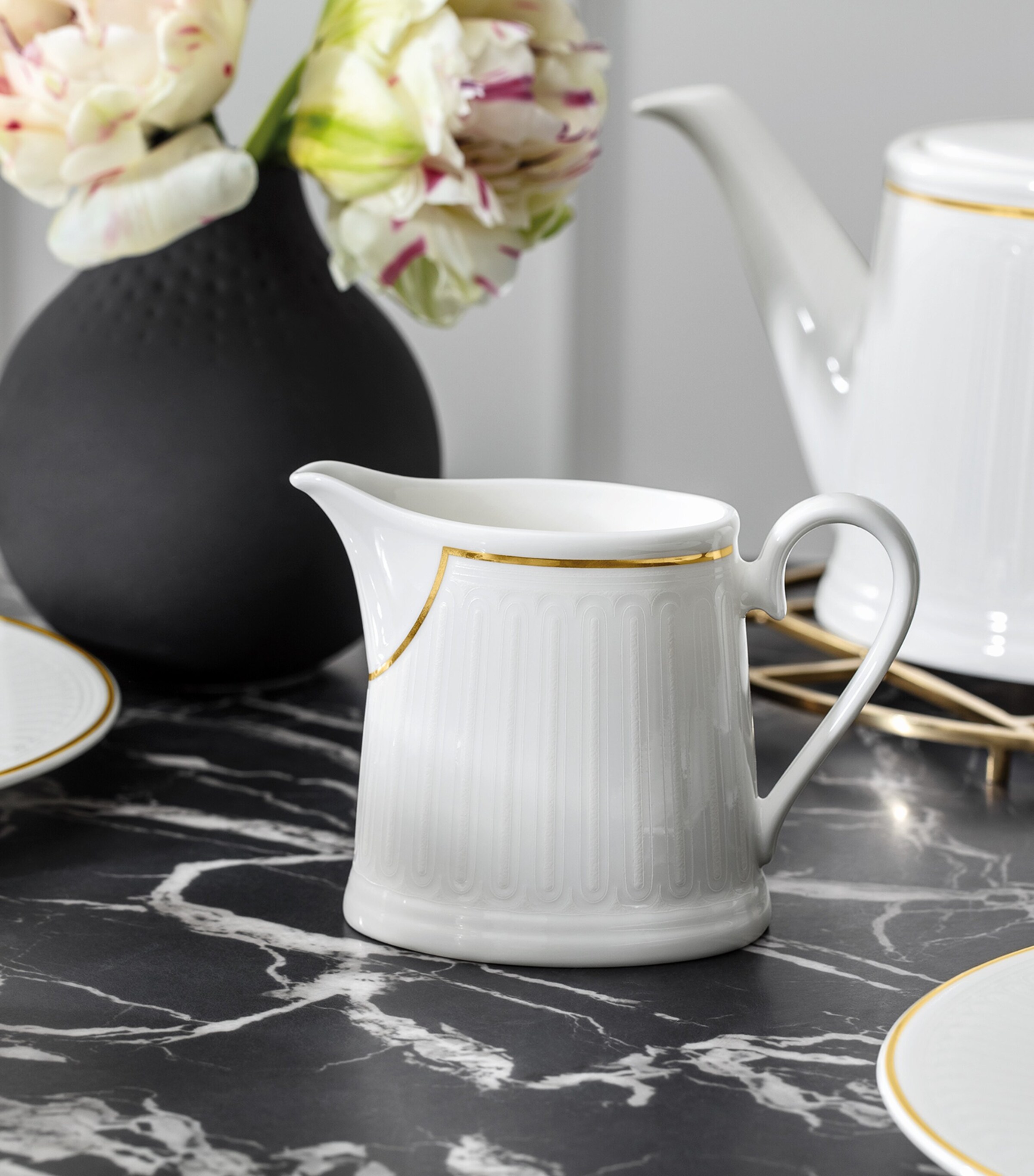 Villeroy & Boch Bone Porcelain Château Septfontaines Milk Jug White Image 2