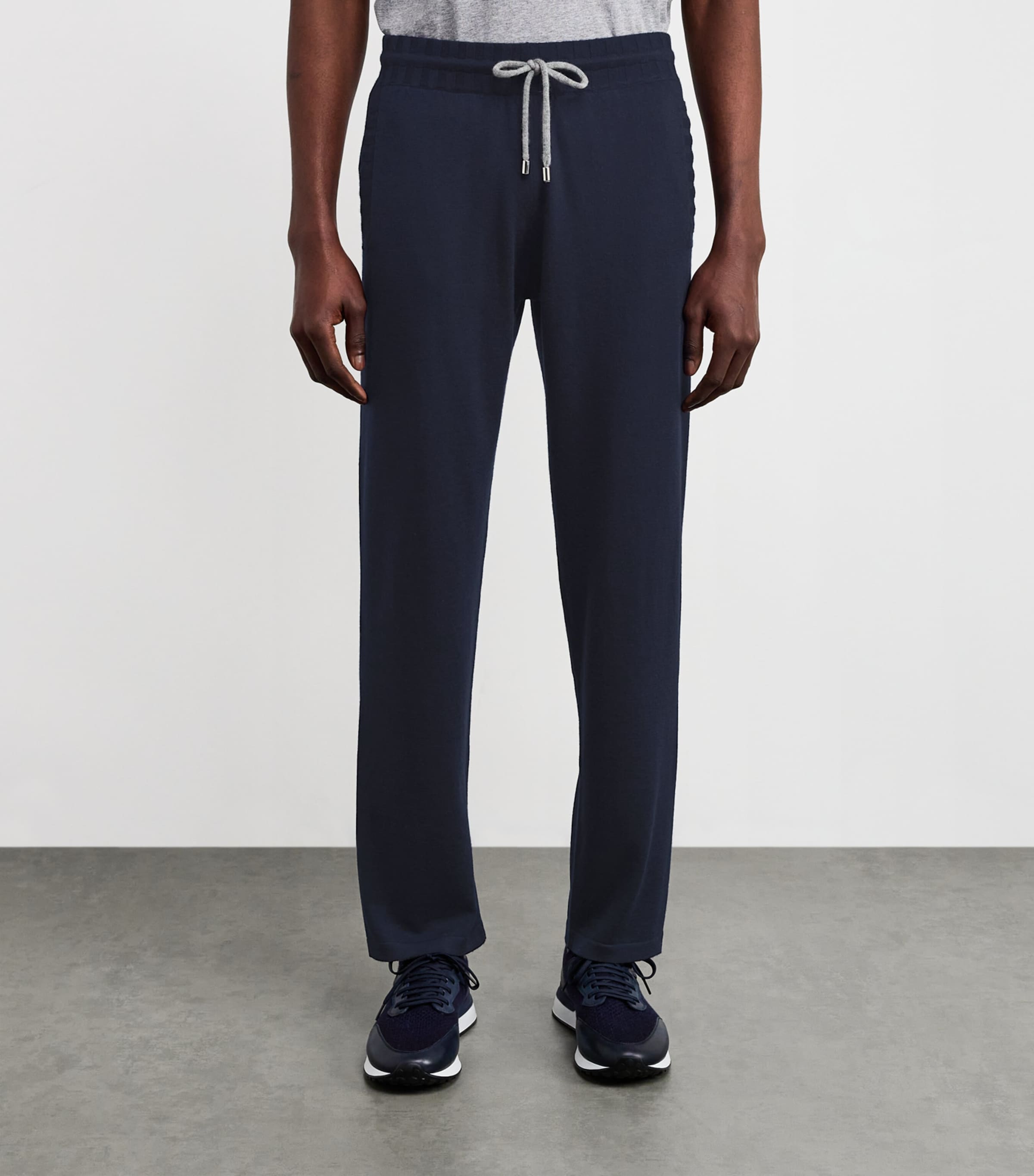 Cashmere Sweatpants D.8 + D.13-NAVY Image 3