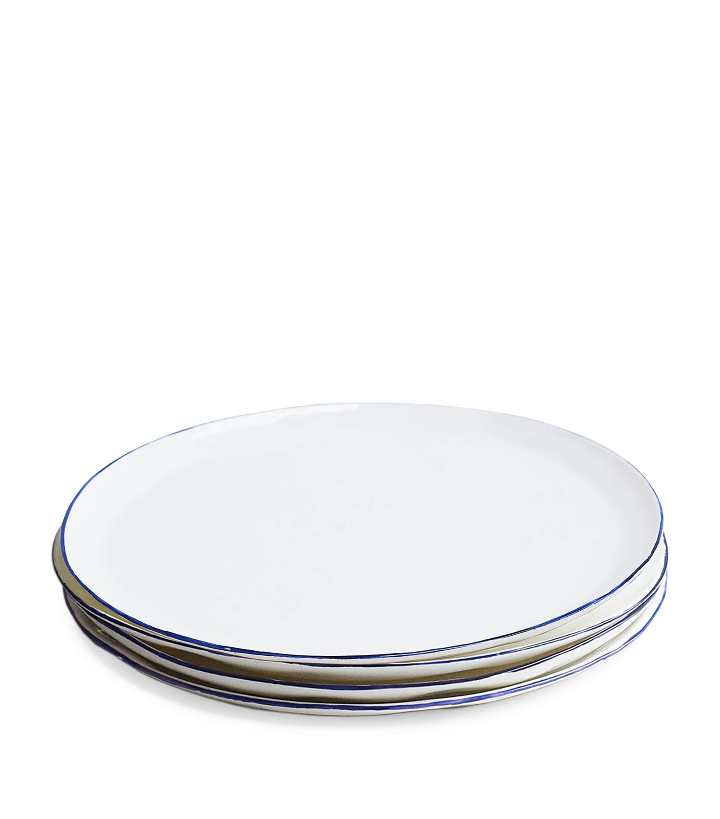 Set of 4 Cobalt Dinner Plates (28.5cm) COBALT (BLUE) Image 3