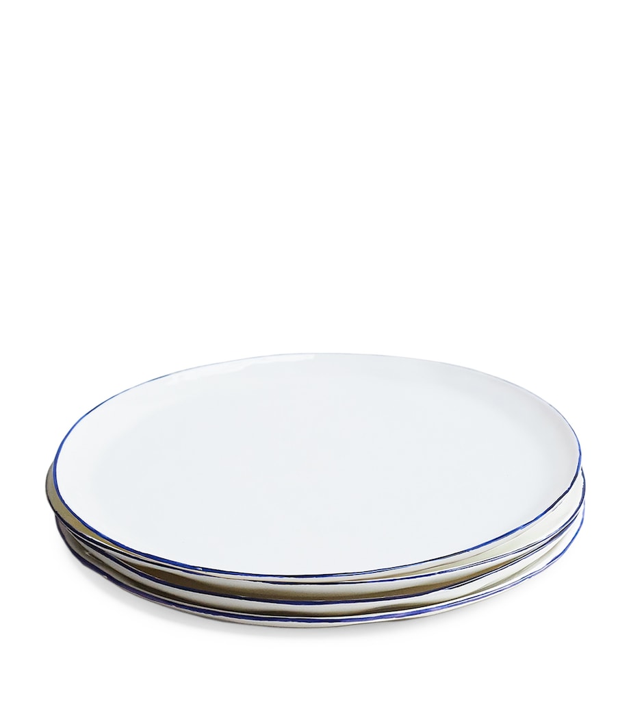 Set of 4 Cobalt Dinner Plates (28.5cm) COBALT (BLUE) Image 3