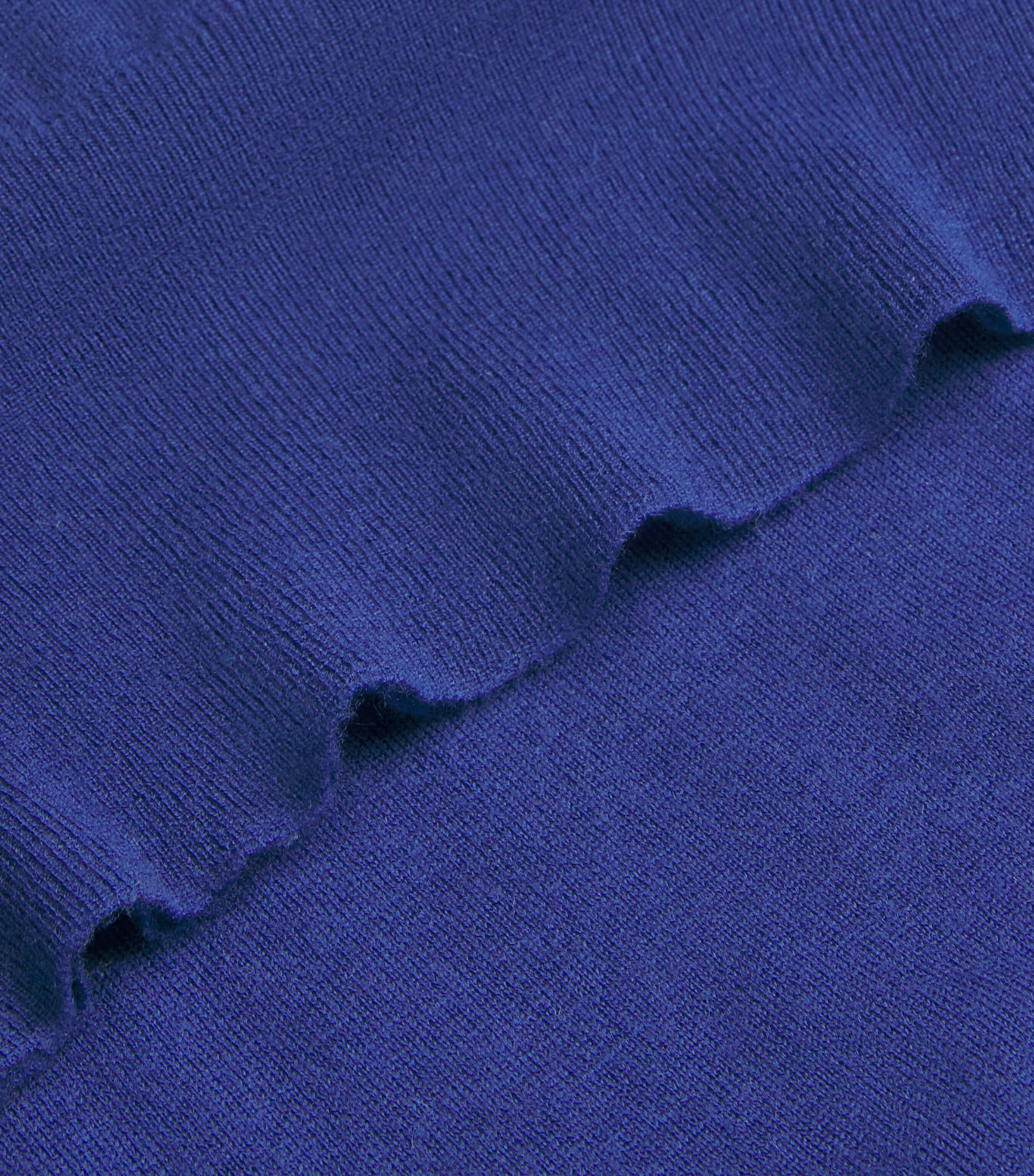 Cashmere Short-Sleeve Top COBALT Image 5