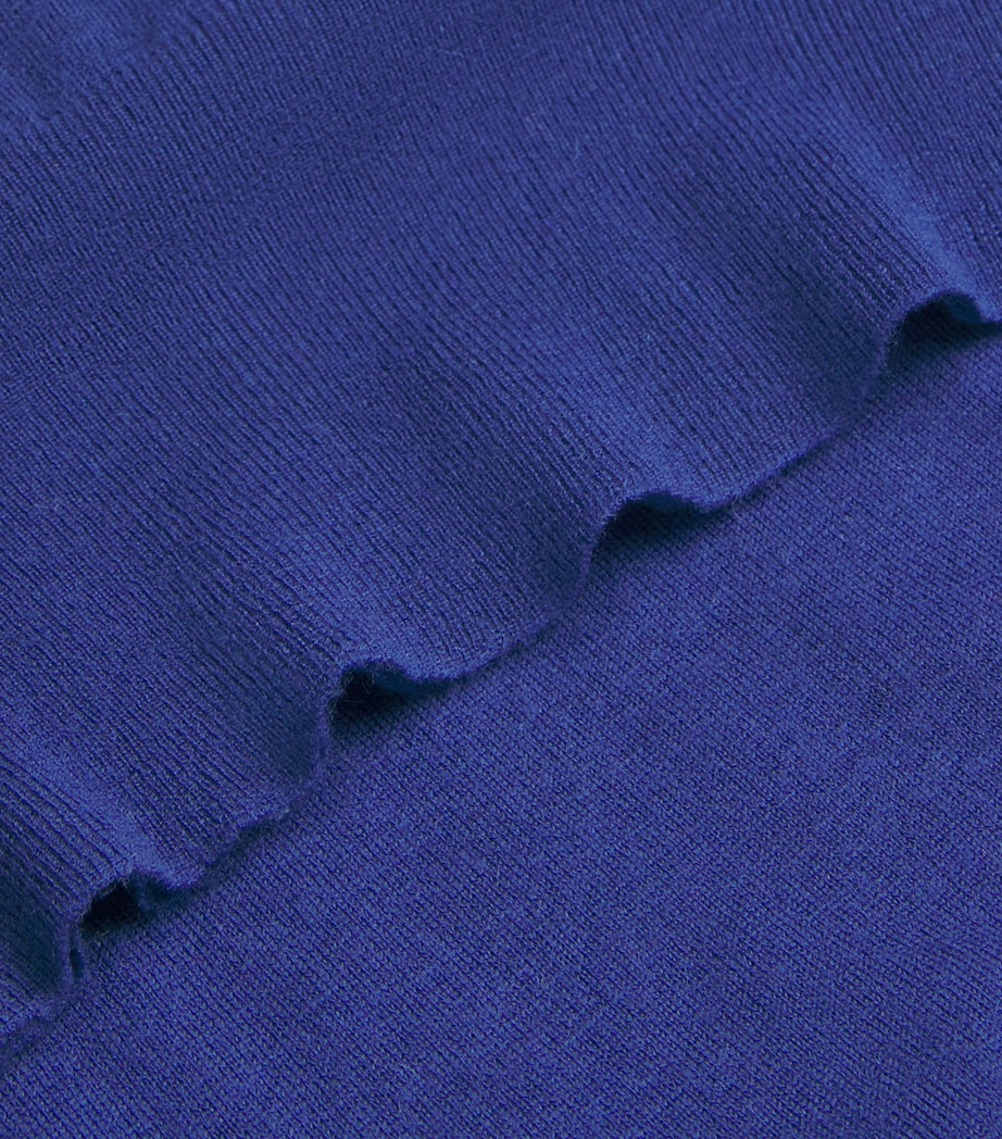 Cashmere Short-Sleeve Top COBALT Image 5